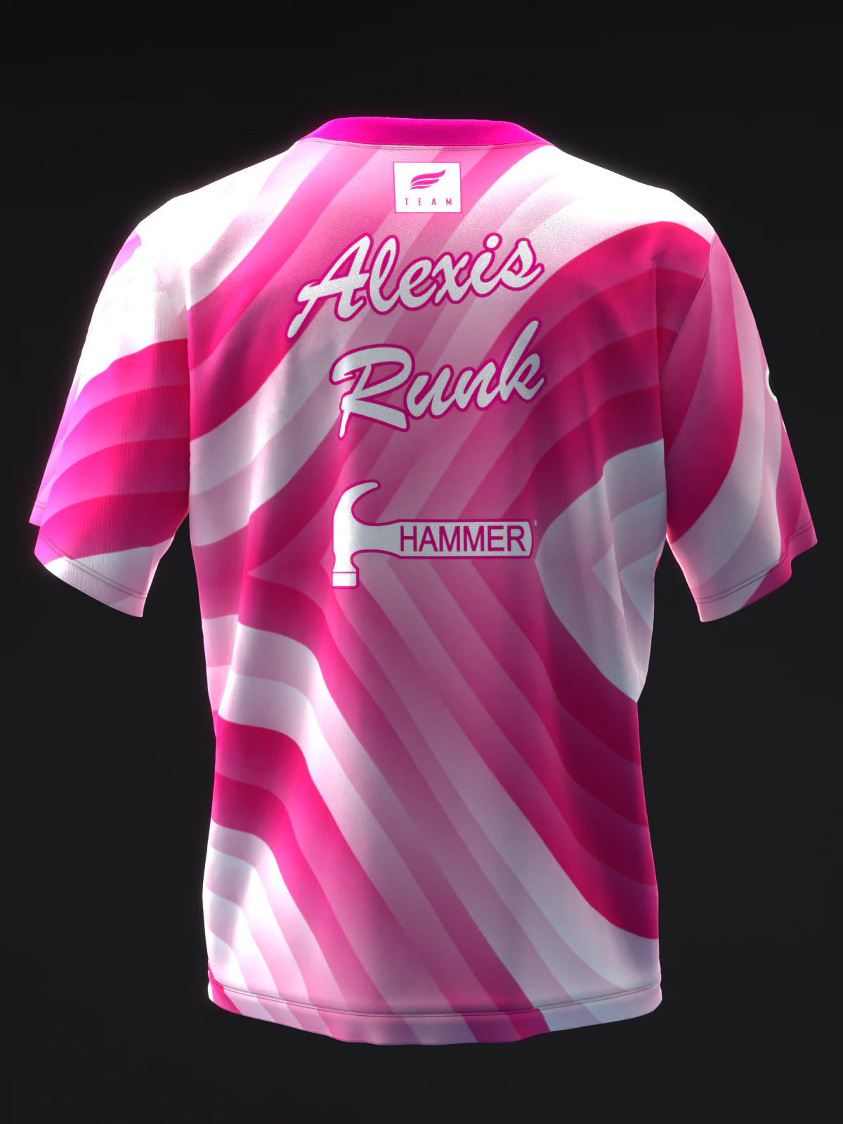 Alexis Runk 2025 - Swirl Pattern - Bowling Jersey - Image 5