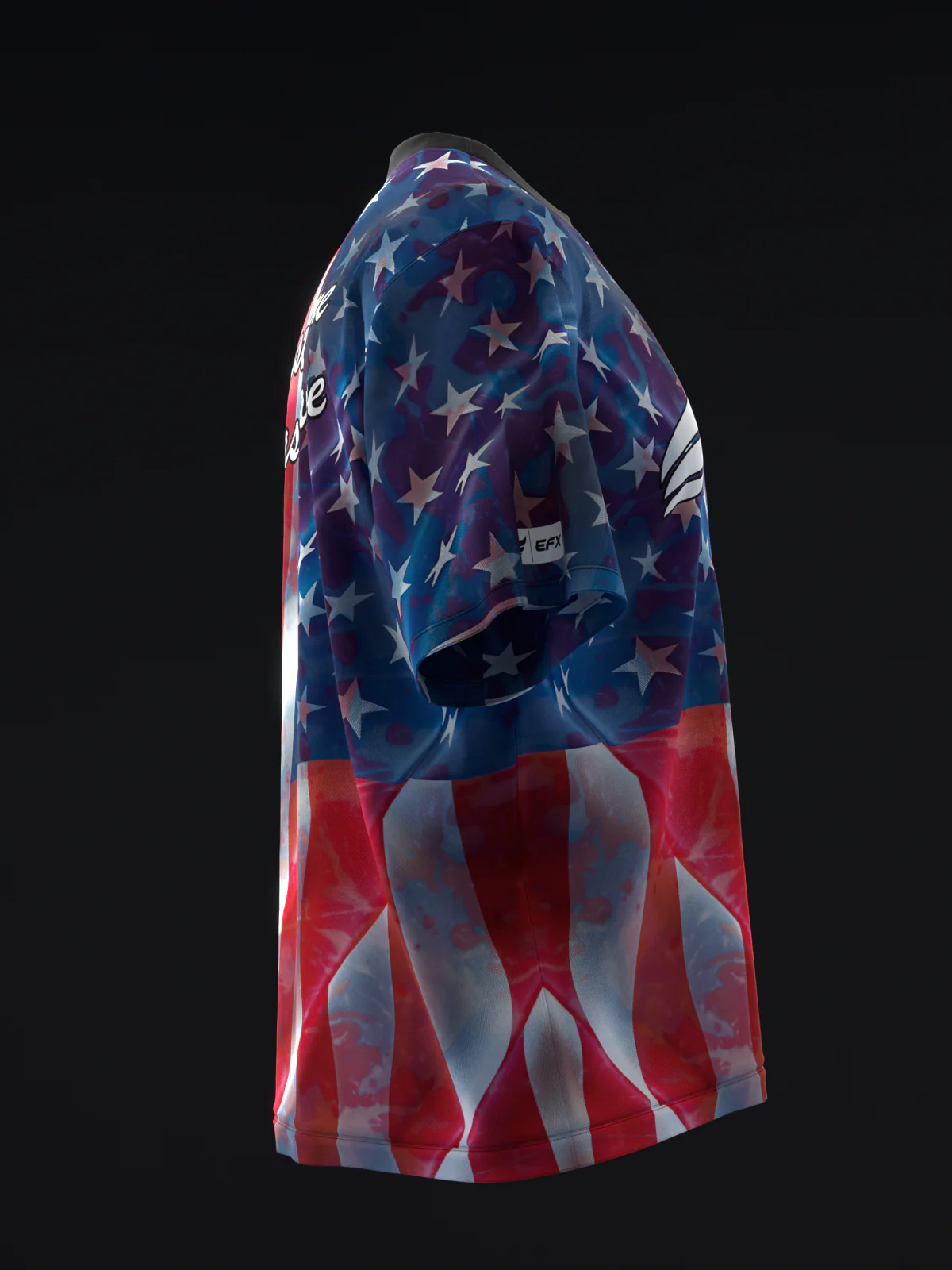 American Flag - RWB - Bowling Jersey - Image 4