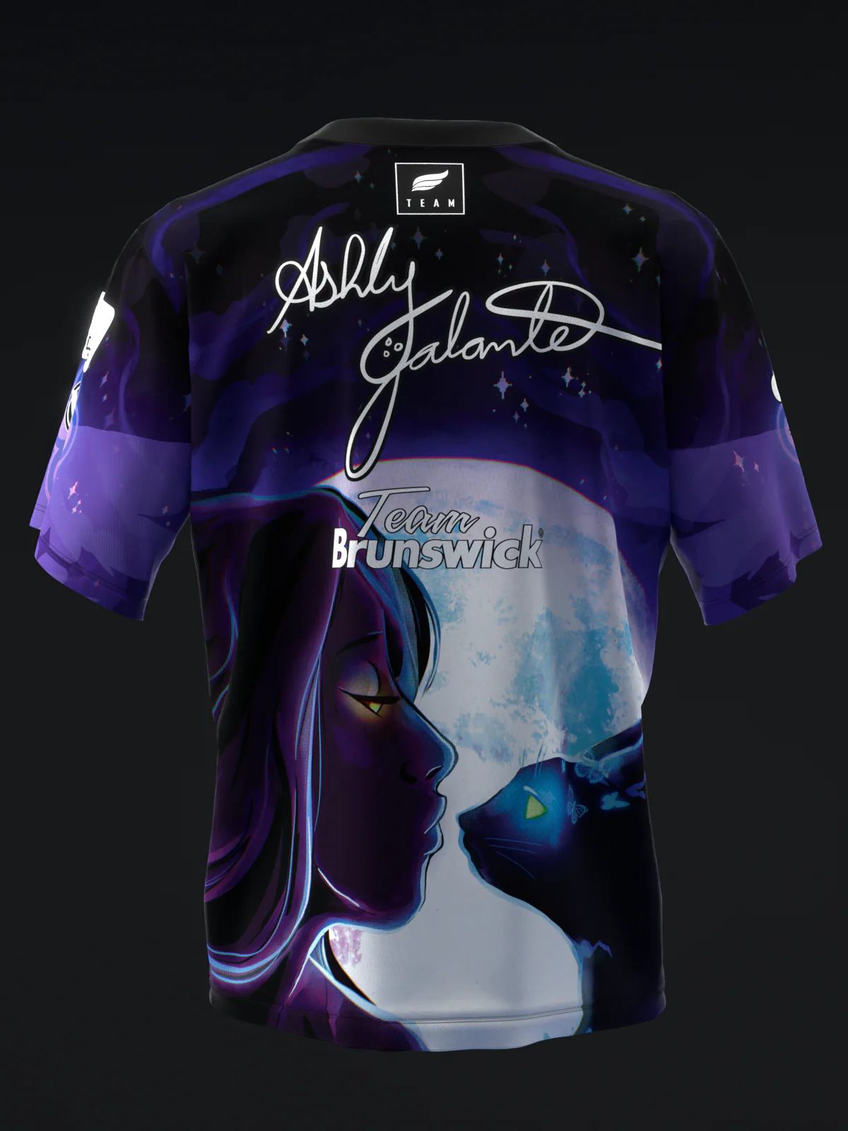 Ashly Galante 2025 - Black Cat - Bowling Jersey - Image 5