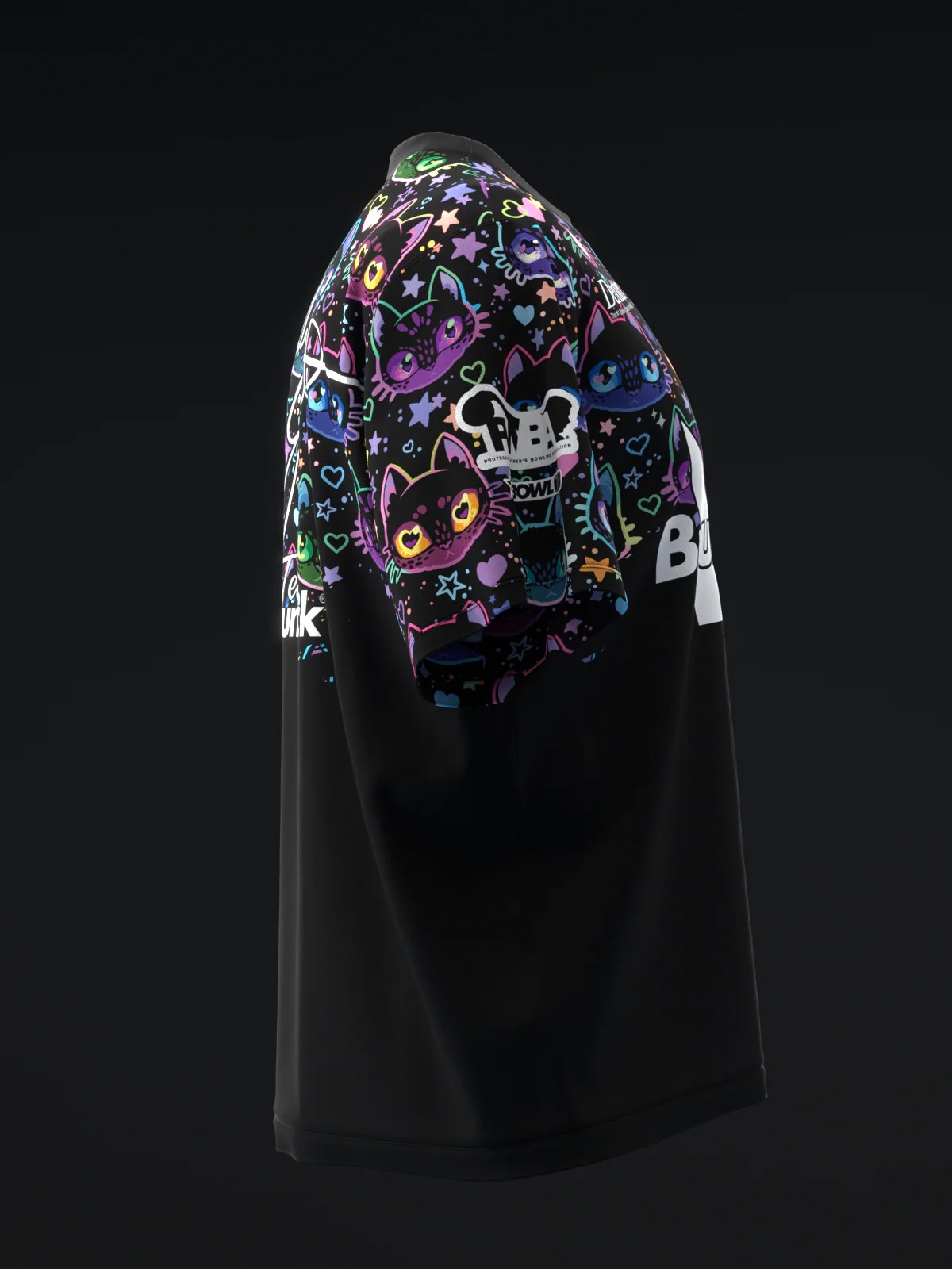 Ashly Galante 2025 - Color Block Cats - Bowling Jersey - Image 4