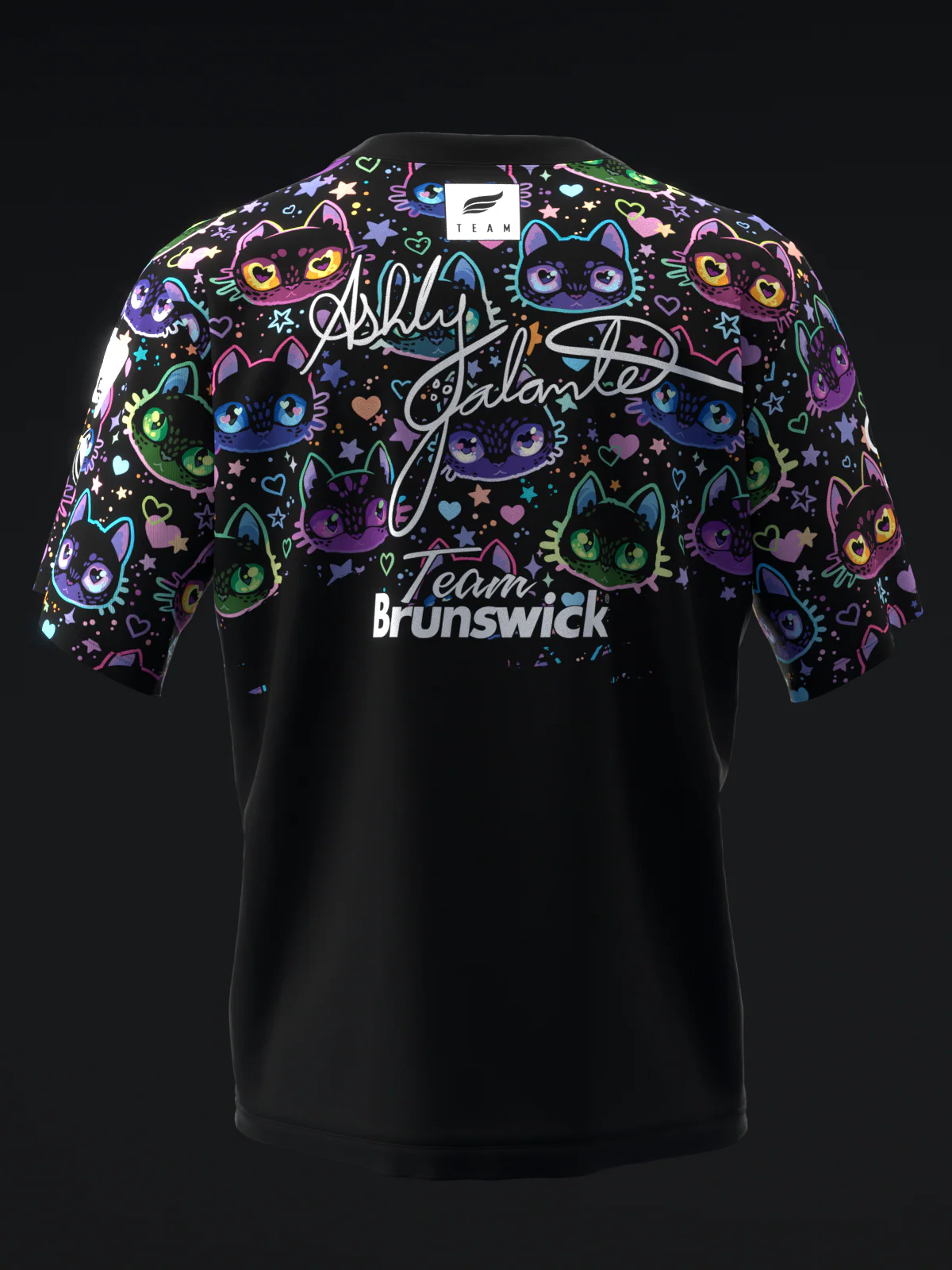 Ashly Galante 2025 - Color Block Cats - Bowling Jersey - Image 5