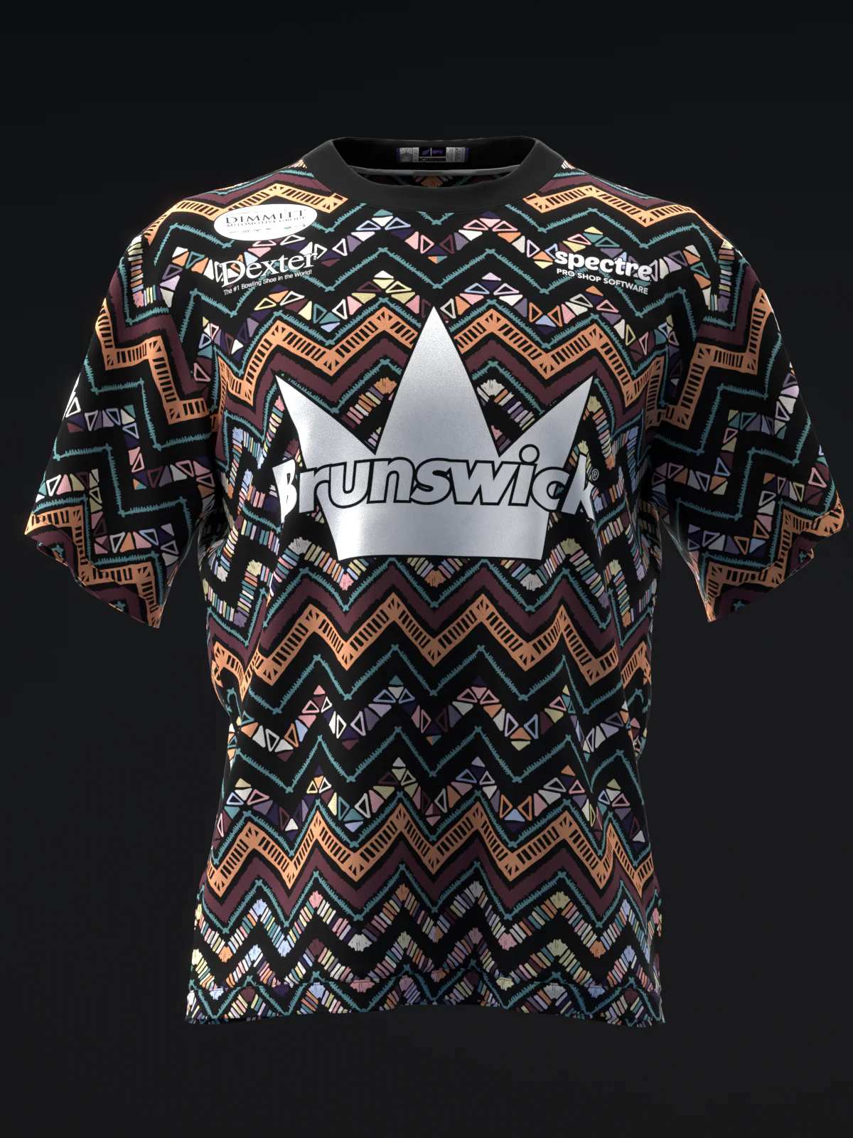 Ashly Galante 2025 - Zigzag Retro - Bowling Jersey - Image 2