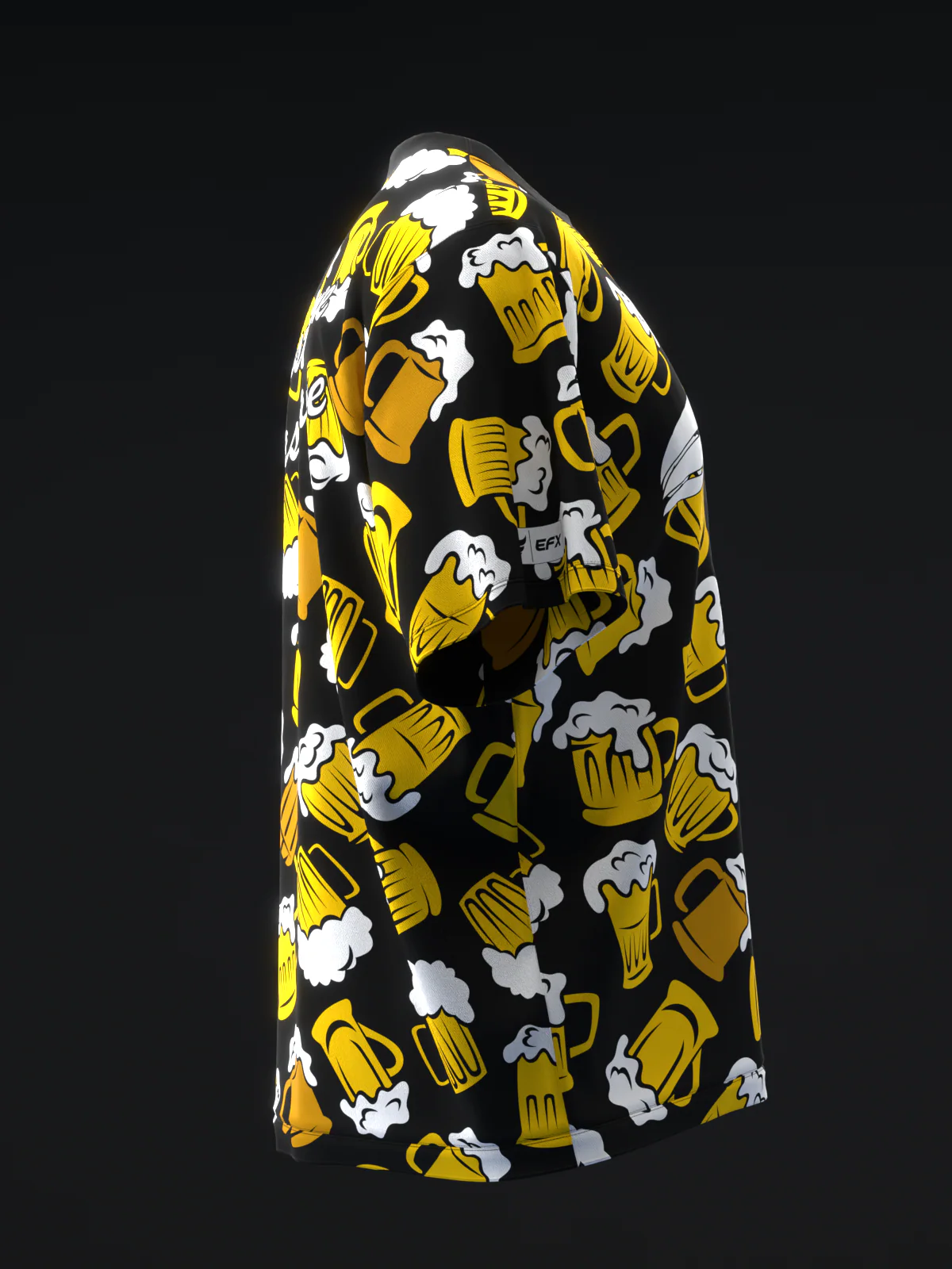 Beer - Black - Bowling Jersey - Image 4