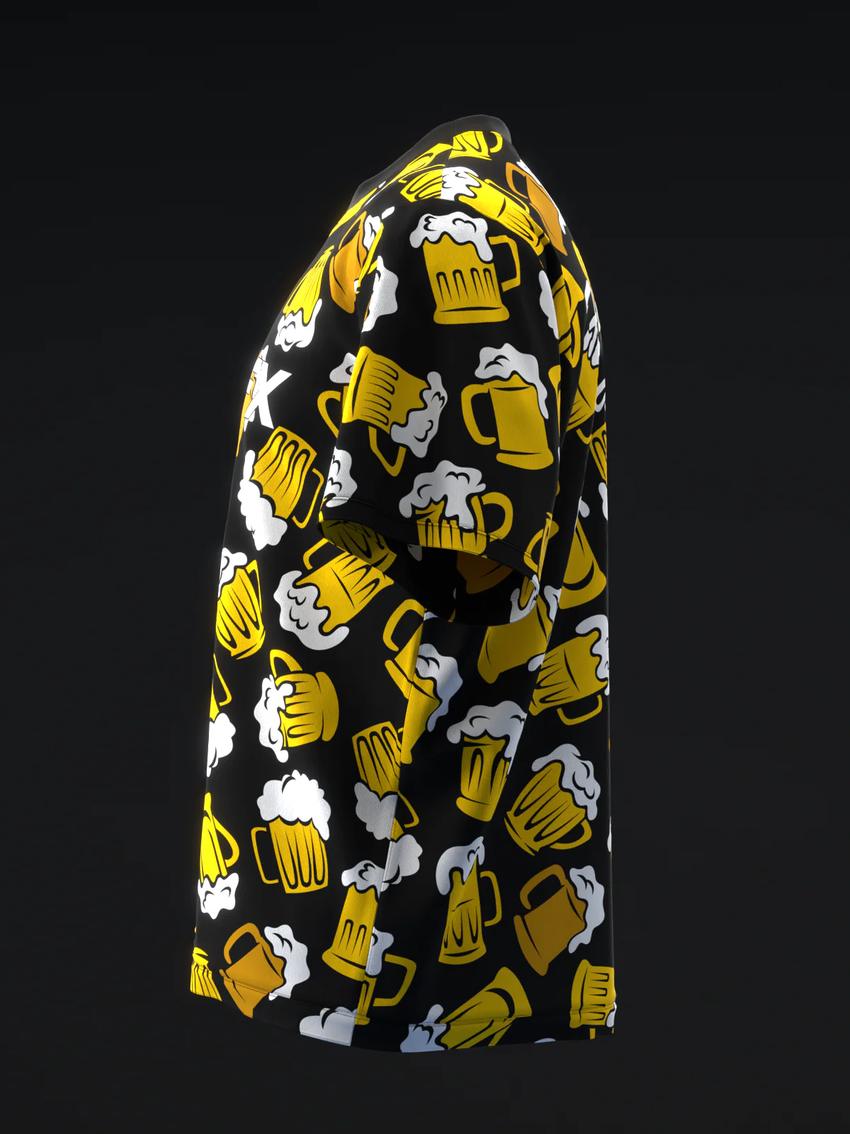 Beer - Black - Bowling Jersey - Image 6