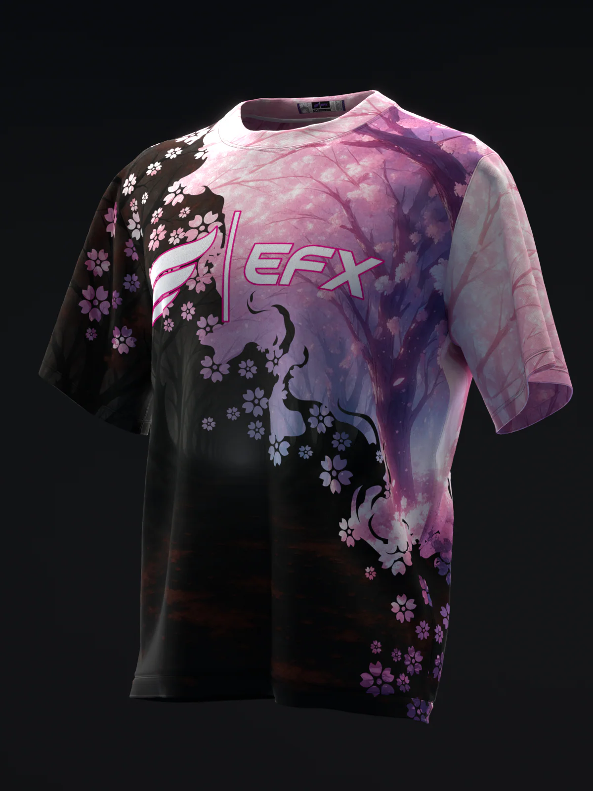 Blossom Void - Black Pink - Bowling Jersey