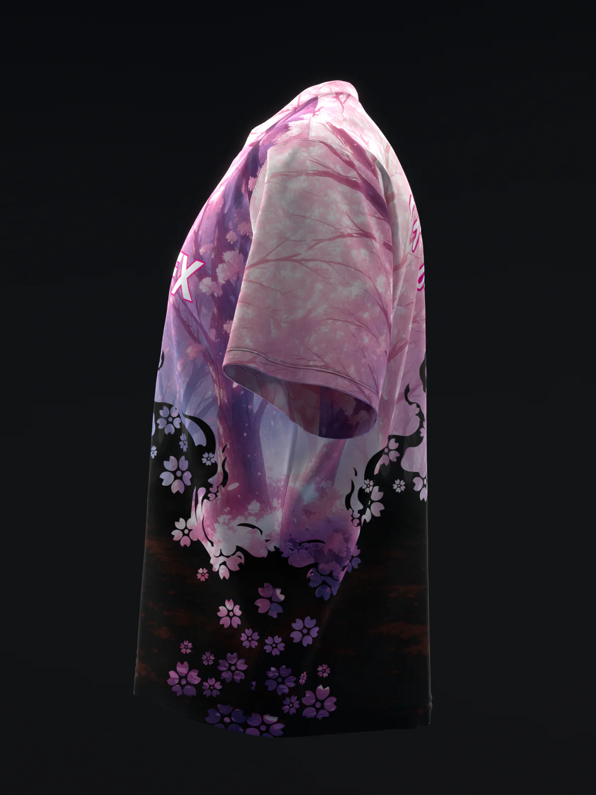 Blossom Void - Black Pink - Bowling Jersey - Image 6
