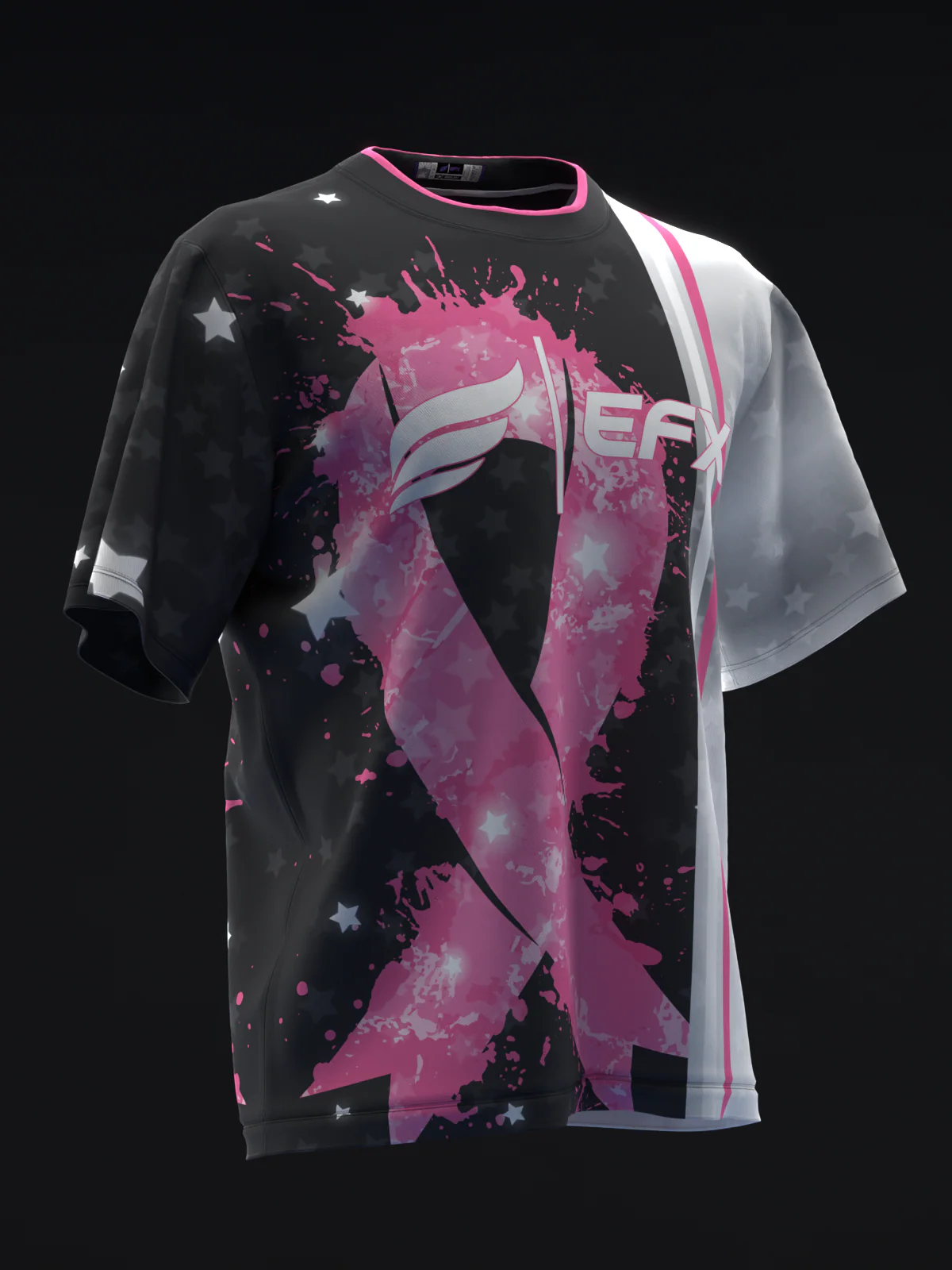 Breast Cancer - Pink - Bowling Jersey - Image 3