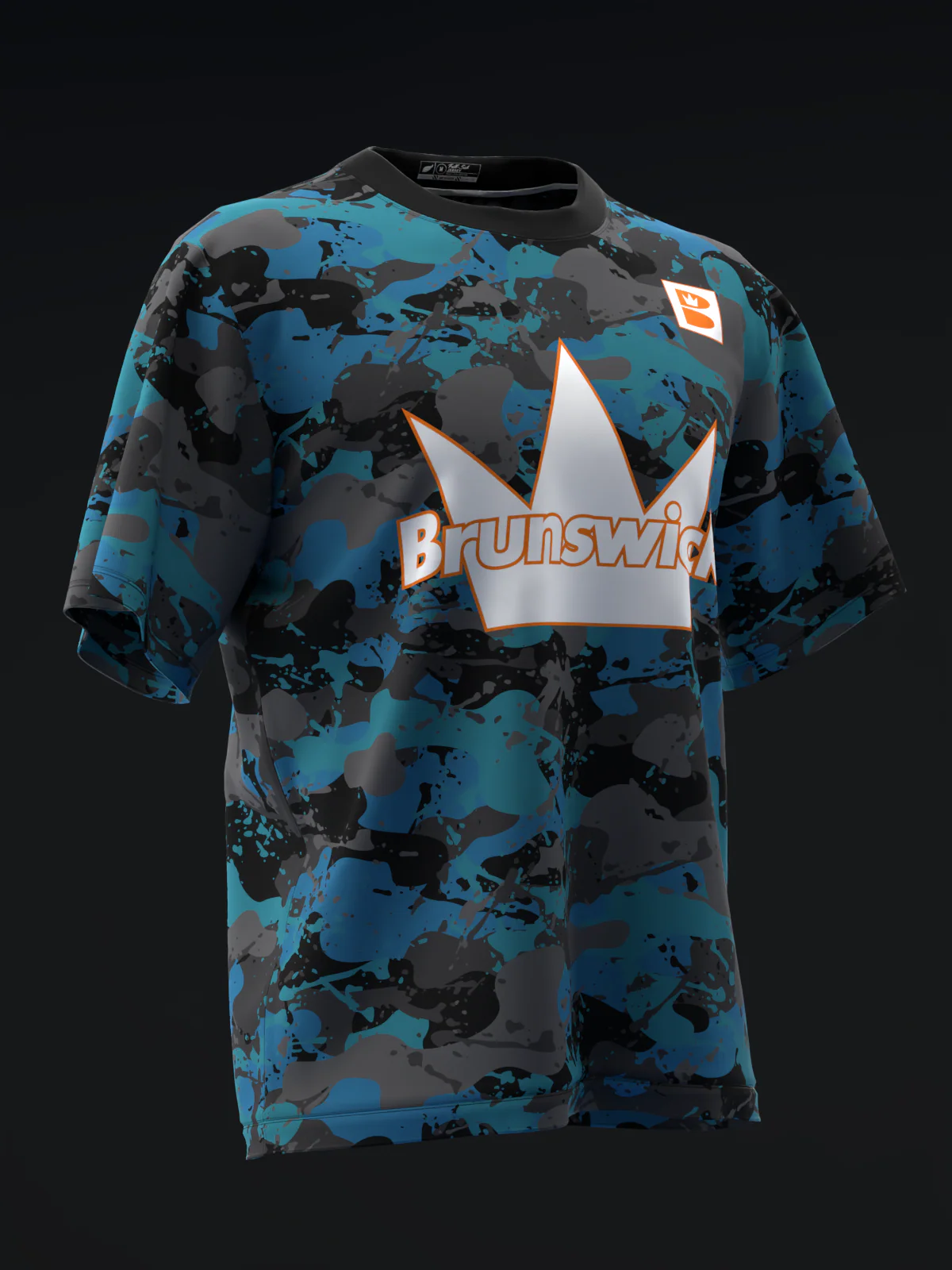 Brunswick - Blue Cadet Pearl - Bowling Jersey - Image 3