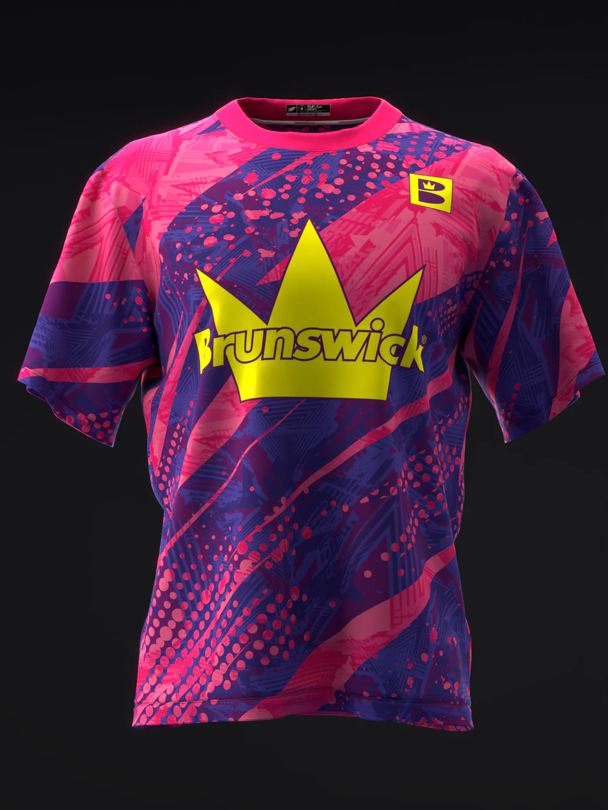 Brunswick - Rhino Pink Berry Pearl - Bowling Jersey - Image 2