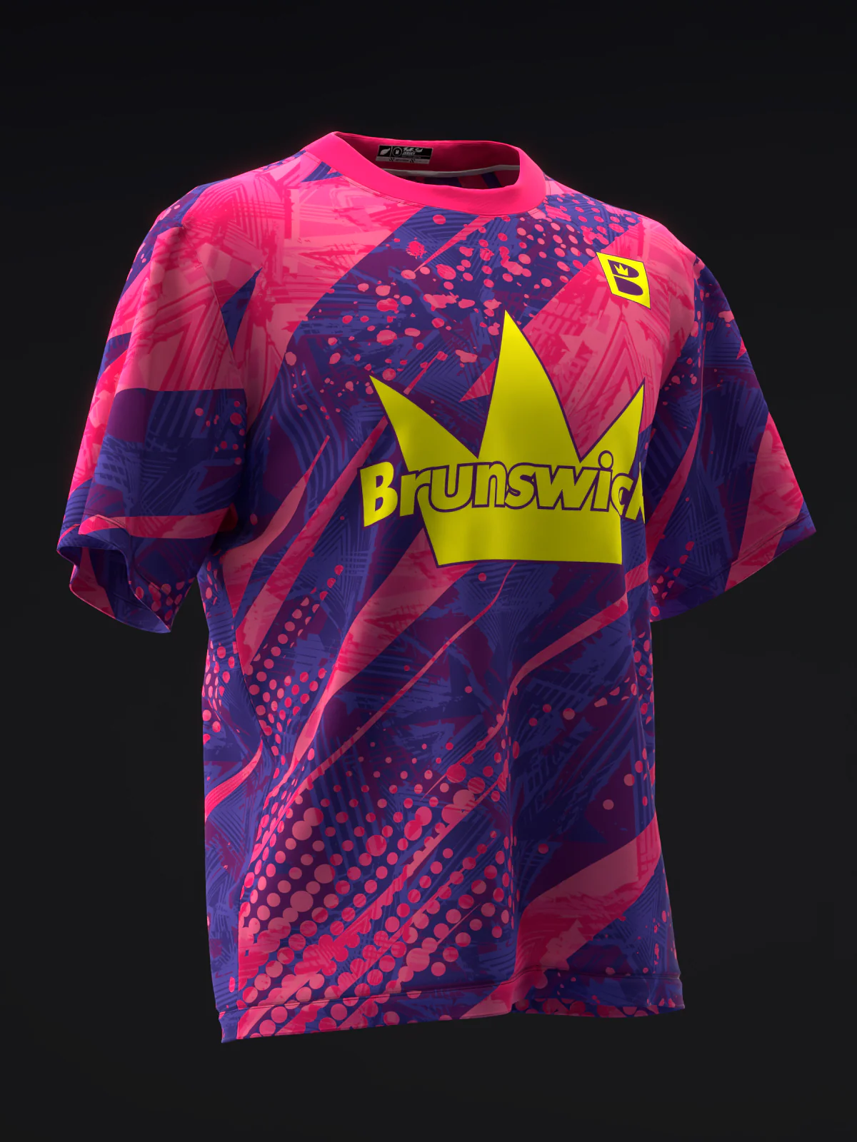 Brunswick - Rhino Pink Berry Pearl - Bowling Jersey - Image 3
