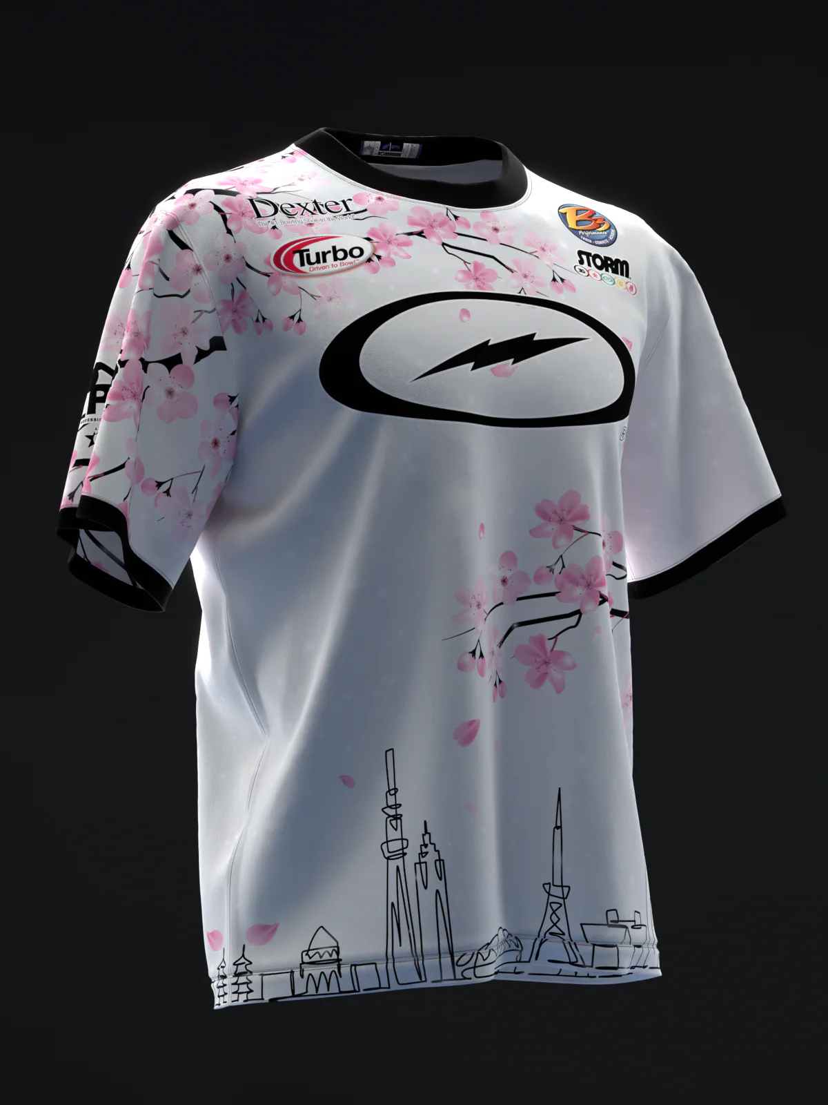 Bryanna Cote 2025 - Chapan Silver Pink - Bowling Jersey - Image 3