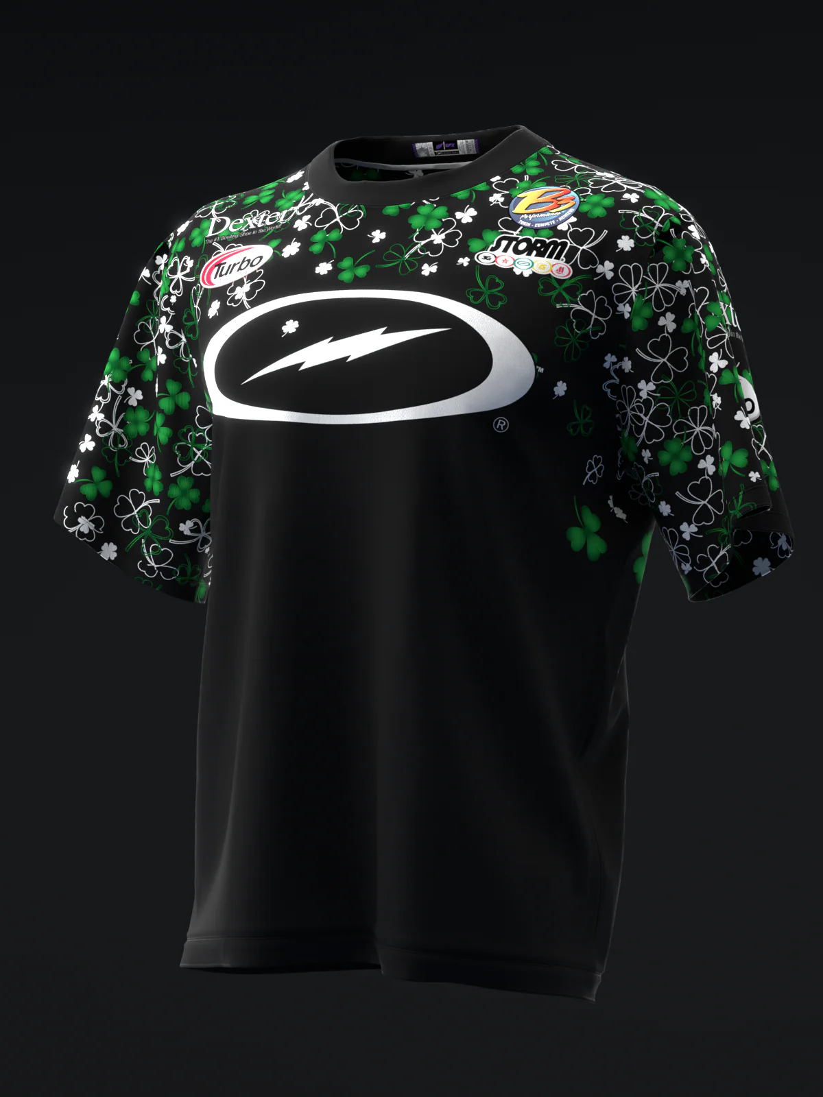 Bryanna Cote 2025 - Cloutlines Black Green - Bowling Jersey