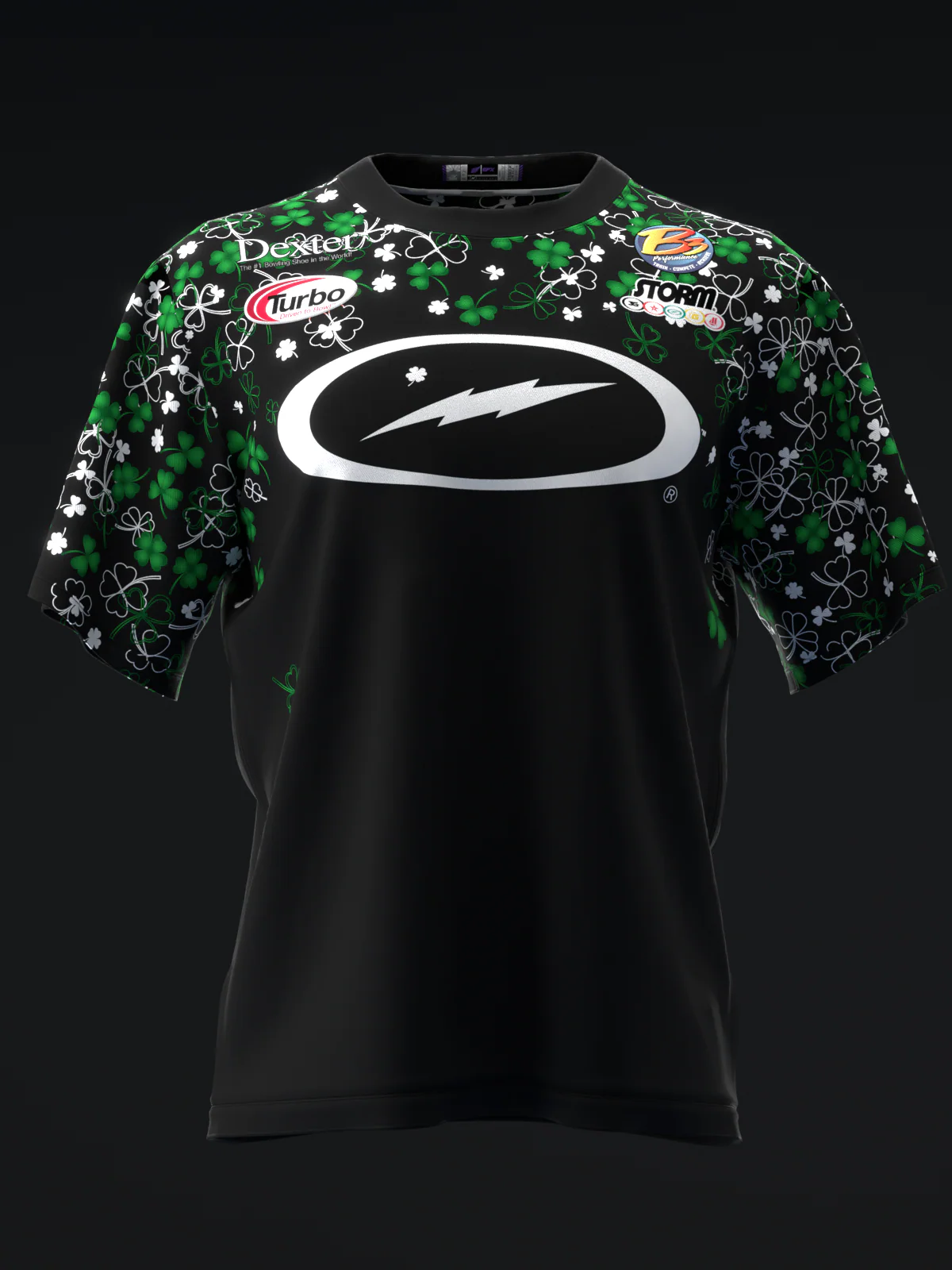 Bryanna Cote 2025 - Cloutlines Black Green - Bowling Jersey - Image 2