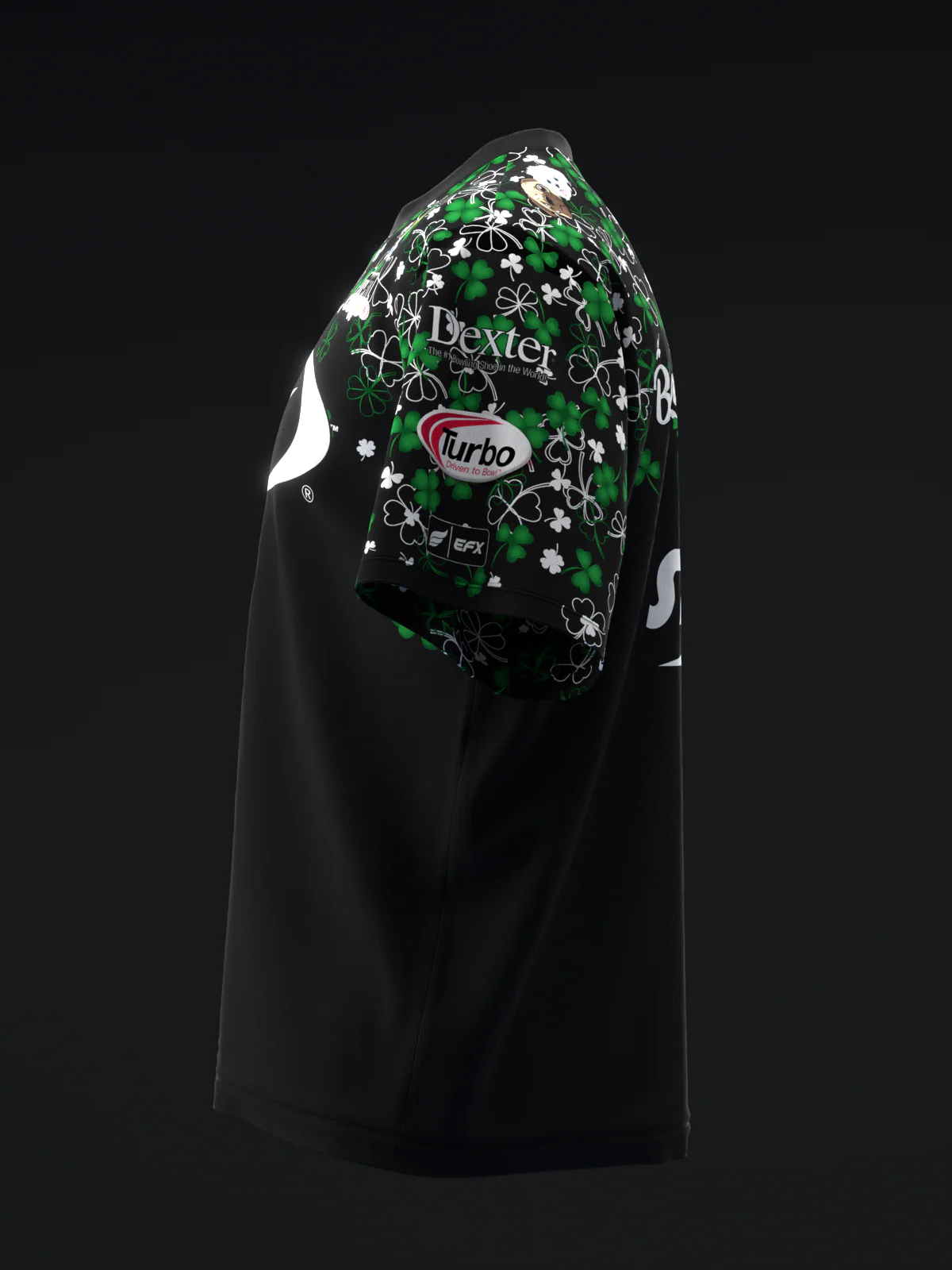 Bryanna Cote 2025 - Cloutlines Black Green - Bowling Jersey - Image 6