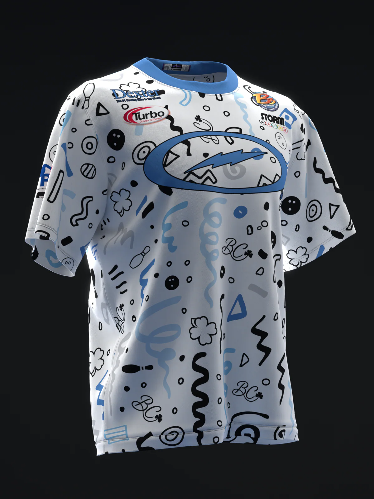 Bryanna Cote 2025 - Collage BW - Bowling Jersey - Image 3