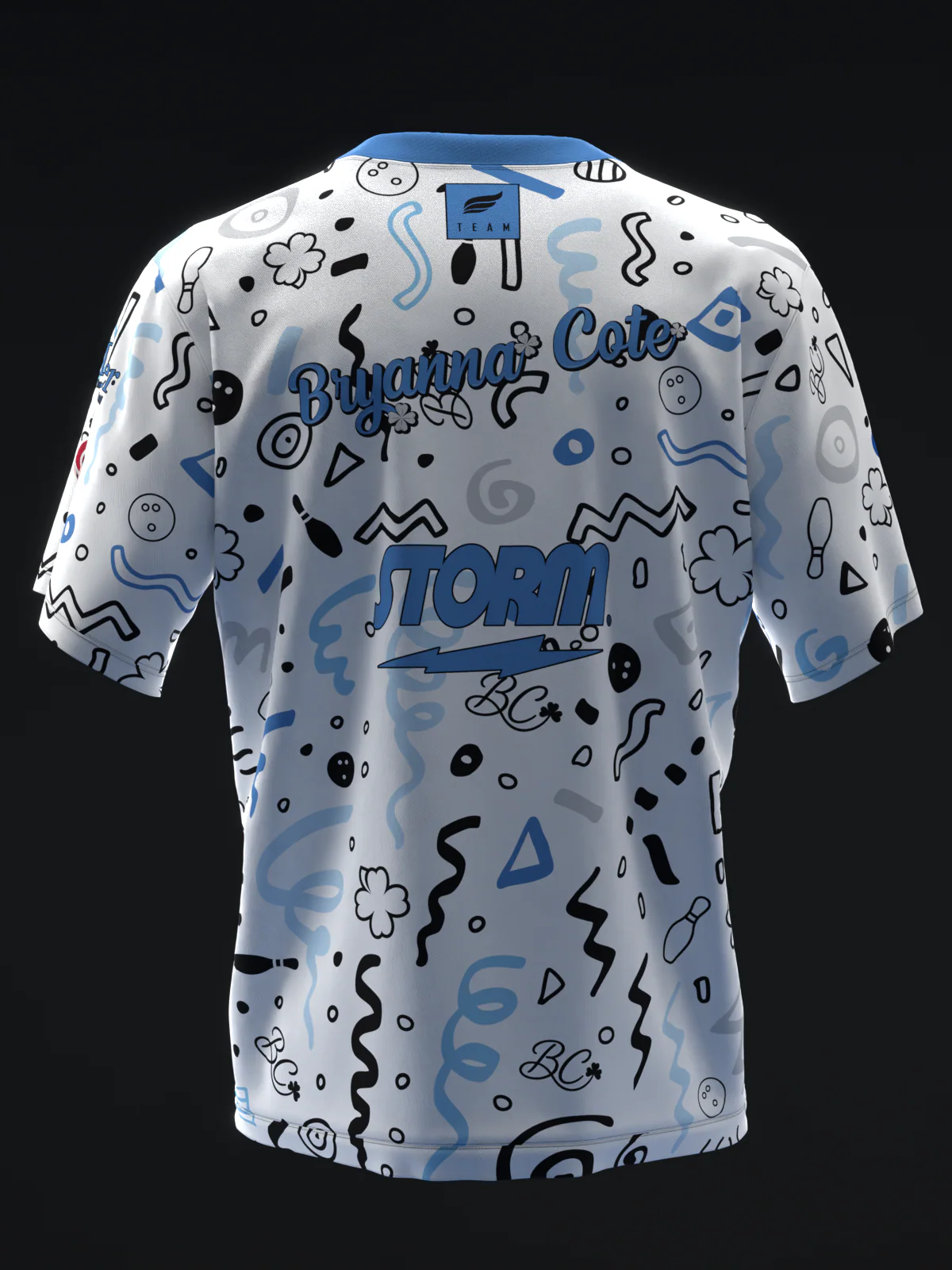 Bryanna Cote 2025 - Collage BW - Bowling Jersey - Image 5
