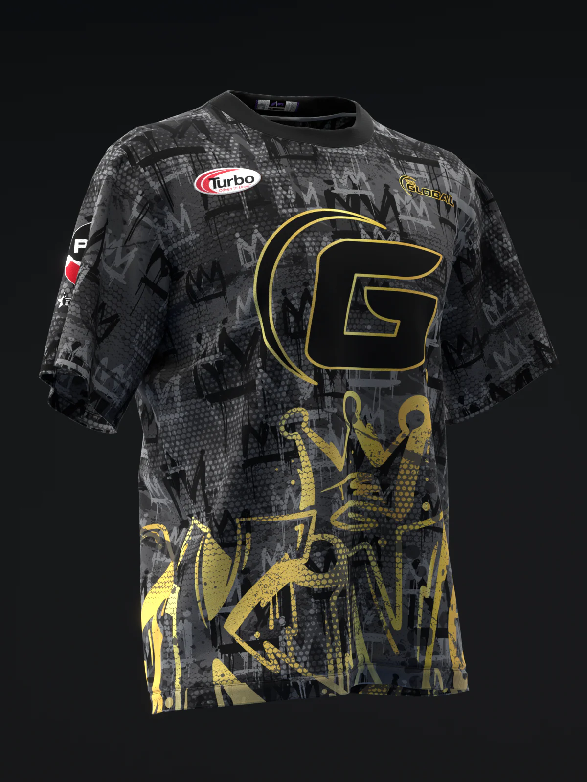 Chris Mcmillan 2025 - Gkr Remix Black Gold - Bowling Jersey - Image 3
