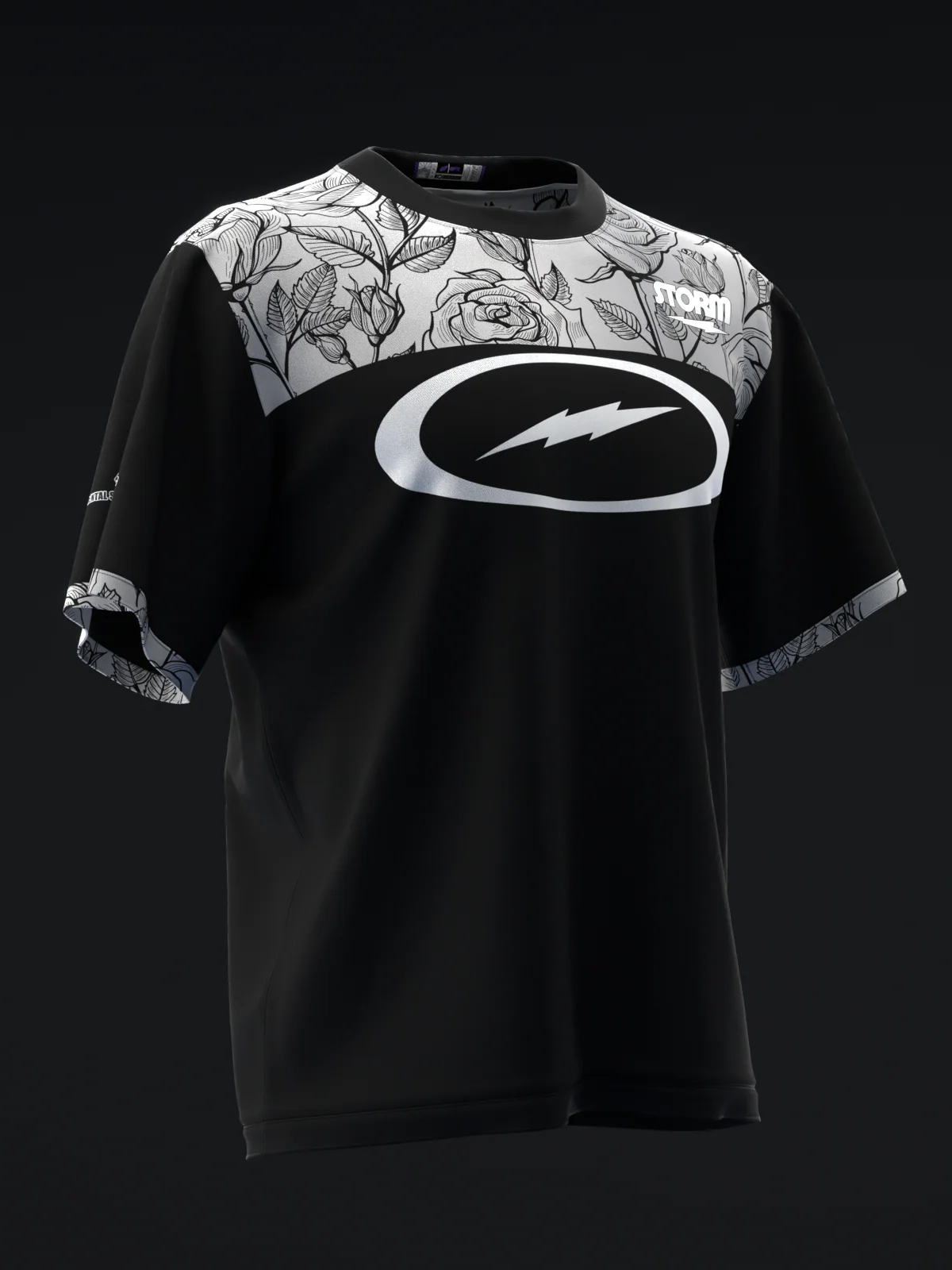 Chris Mcmillan 2026 - Floral 2Tone Colorway Silver - Bowling Jersey - Image 3