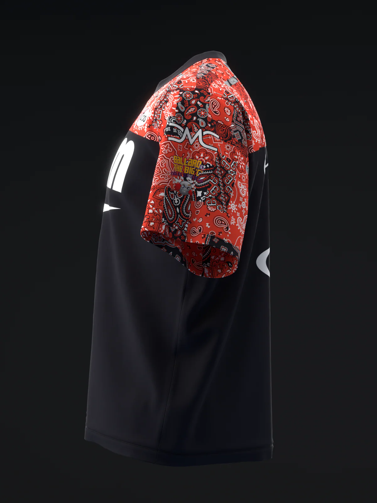 Chris Via 2023 - Danna Red Black - Bowling Jersey - Image 6