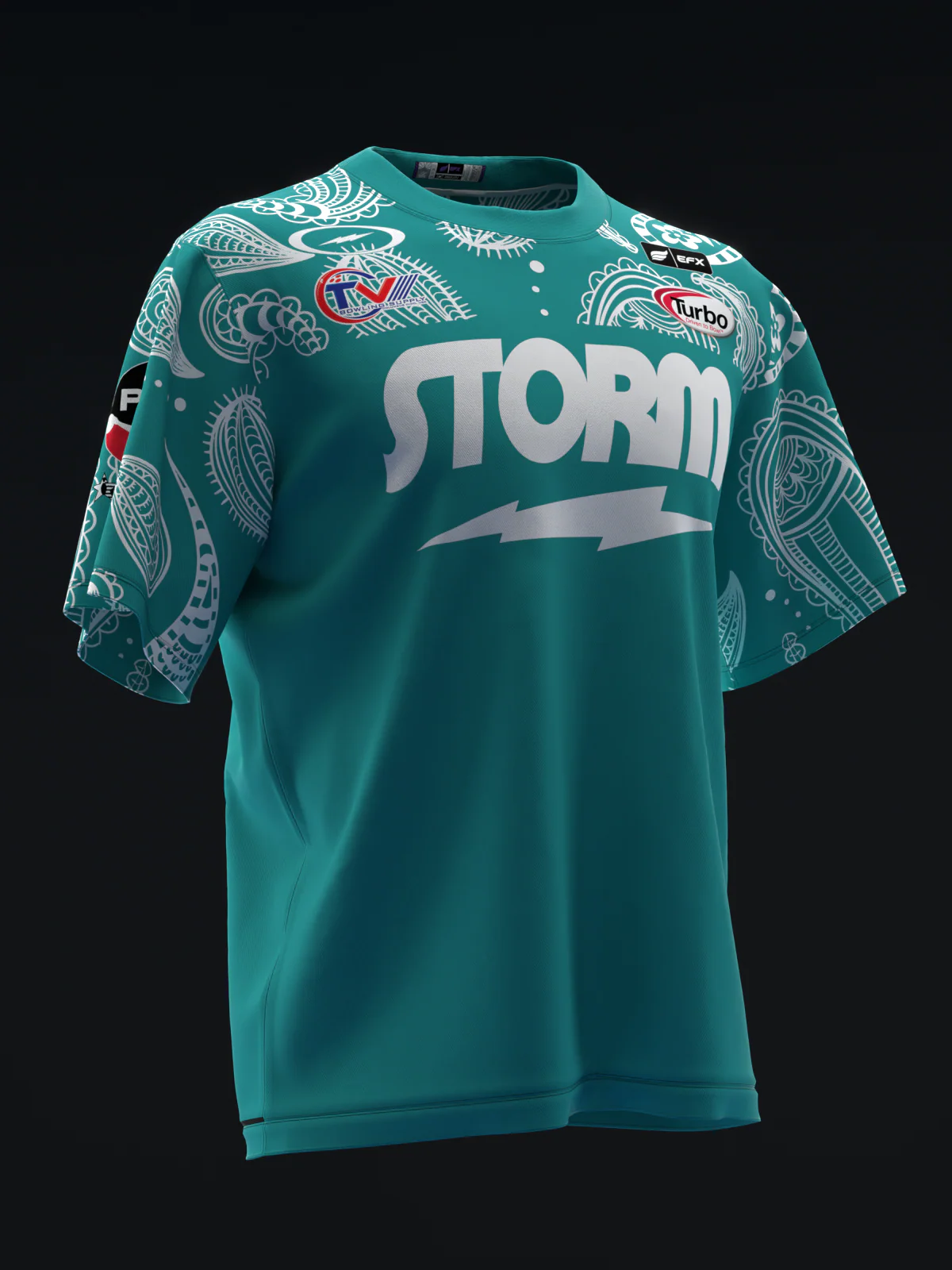 Chris Via 2024 - Cactus Paisley - Bowling Jersey - Image 3