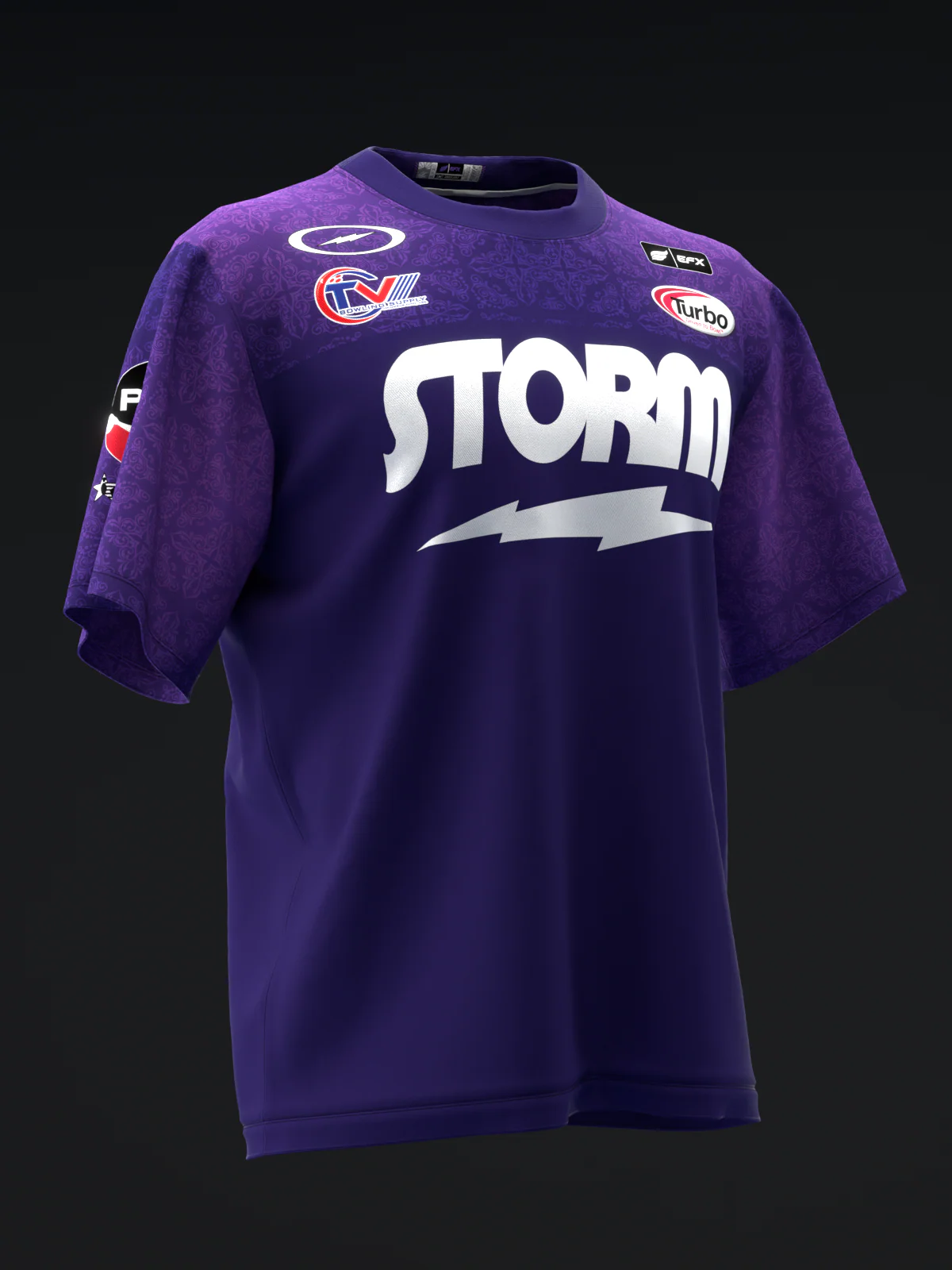 Chris Via 2024 - Damask Purple - Bowling Jersey - Image 3