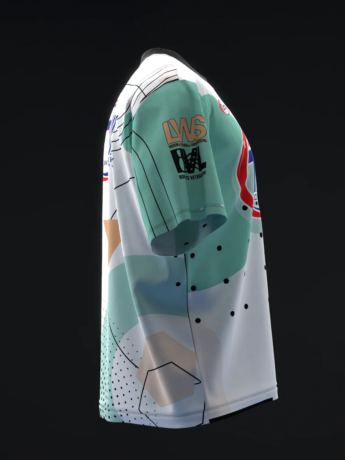 Chris Via 2025 - Abstract GT - Bowling Jersey - Image 4