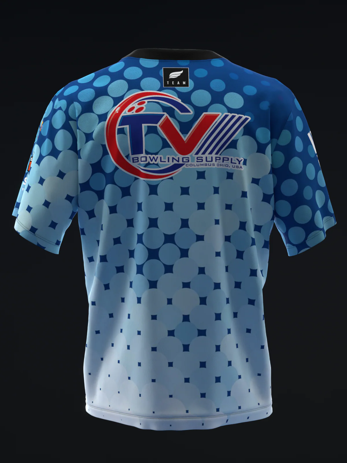 Chris Via 2025 - Dots BW - Bowling Jersey - Image 5