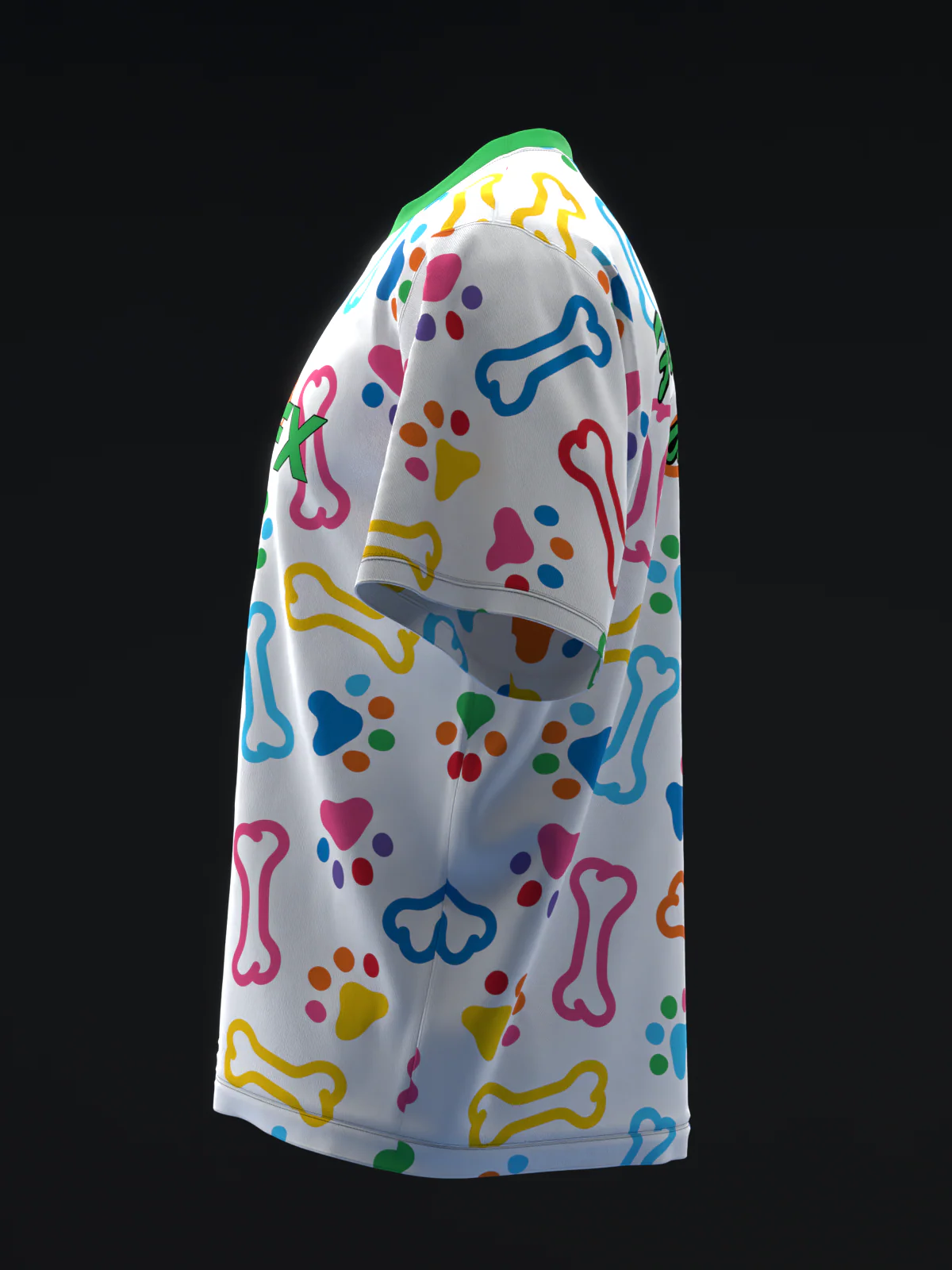 Colorful Doggos - White - Bowling Jersey - Image 6