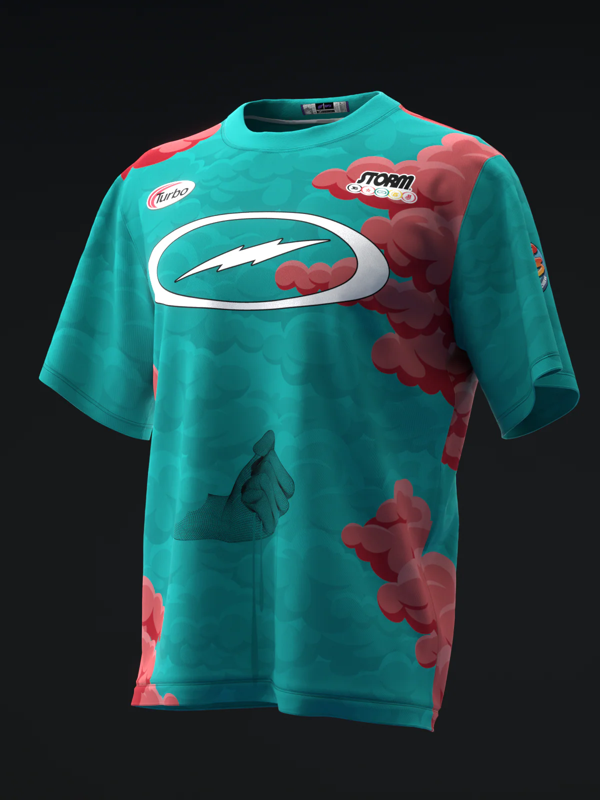 Cortez Schenck 2025 - Hand Clouds - Bowling Jersey