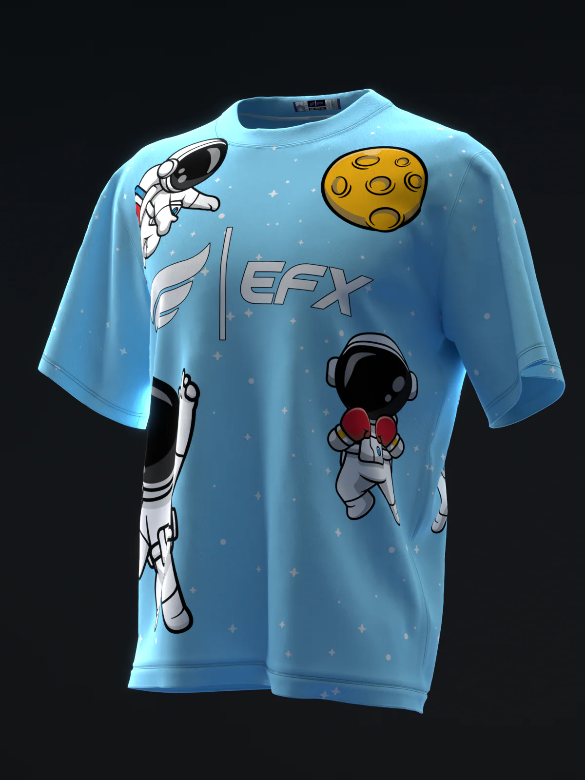 Cute Astronauts - Blue - Bowling Jersey