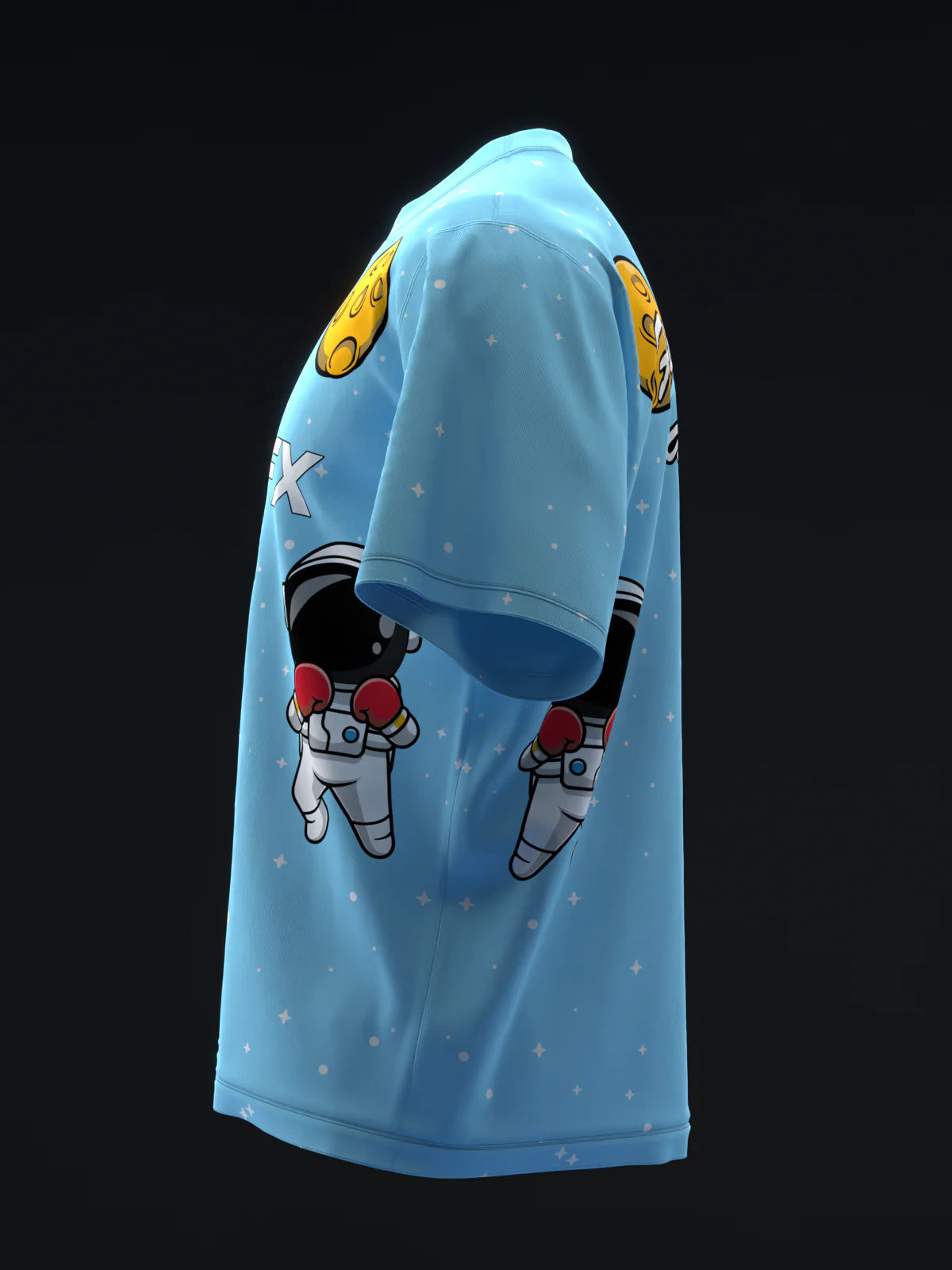 Cute Astronauts - Blue - Bowling Jersey - Image 6