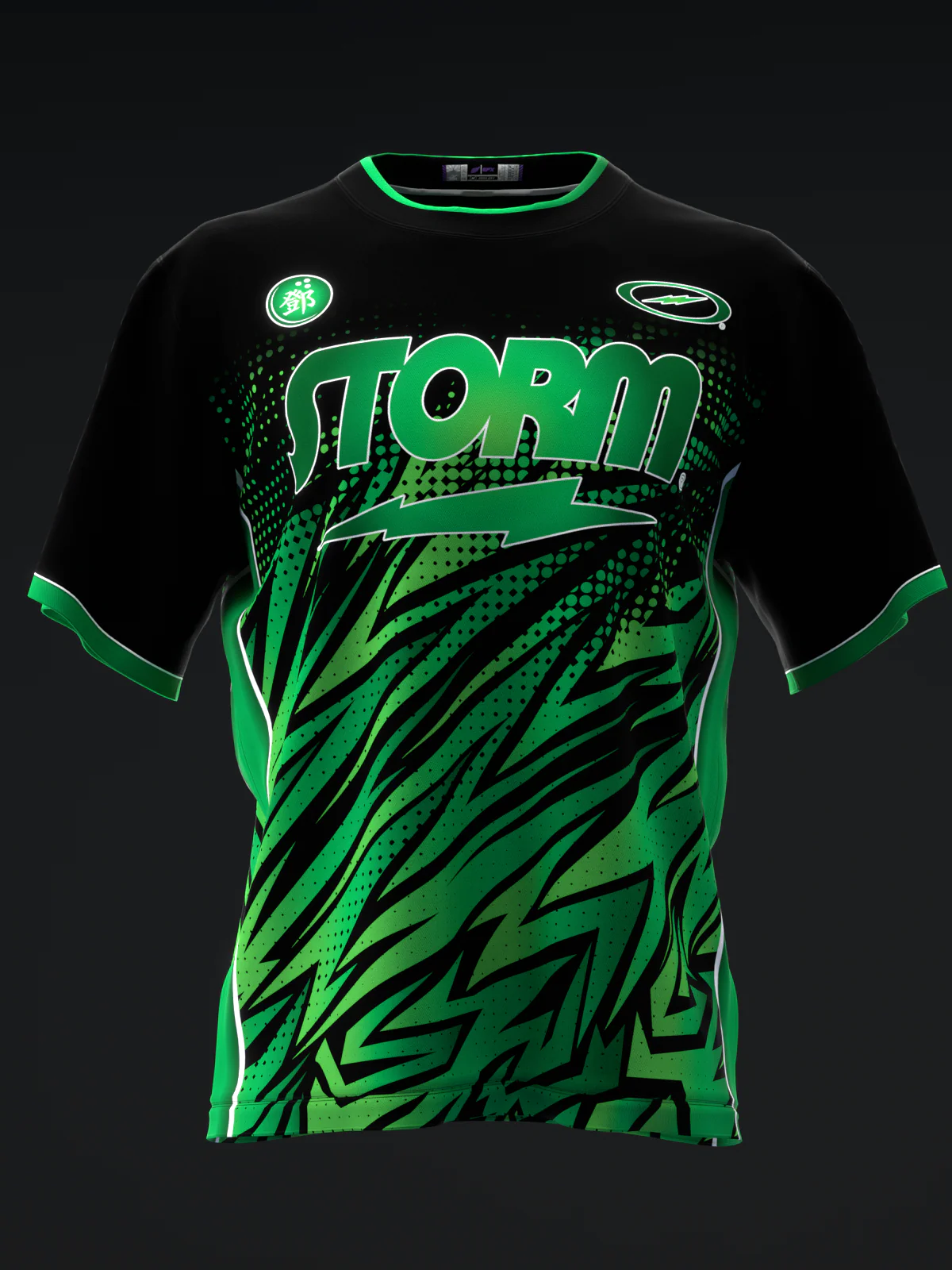 Darren Tang 2022 - Colorway Green Black - Bowling Jersey - Image 2
