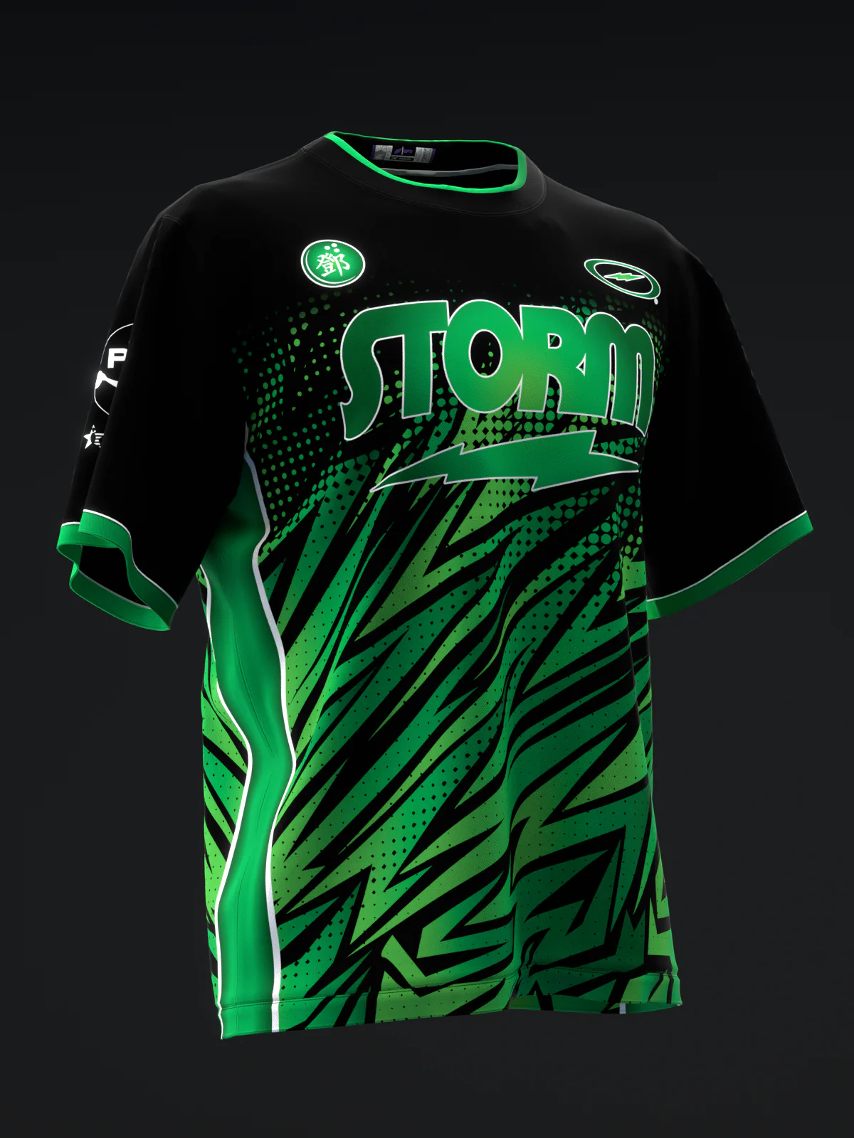 Darren Tang 2022 - Colorway Green Black - Bowling Jersey - Image 3