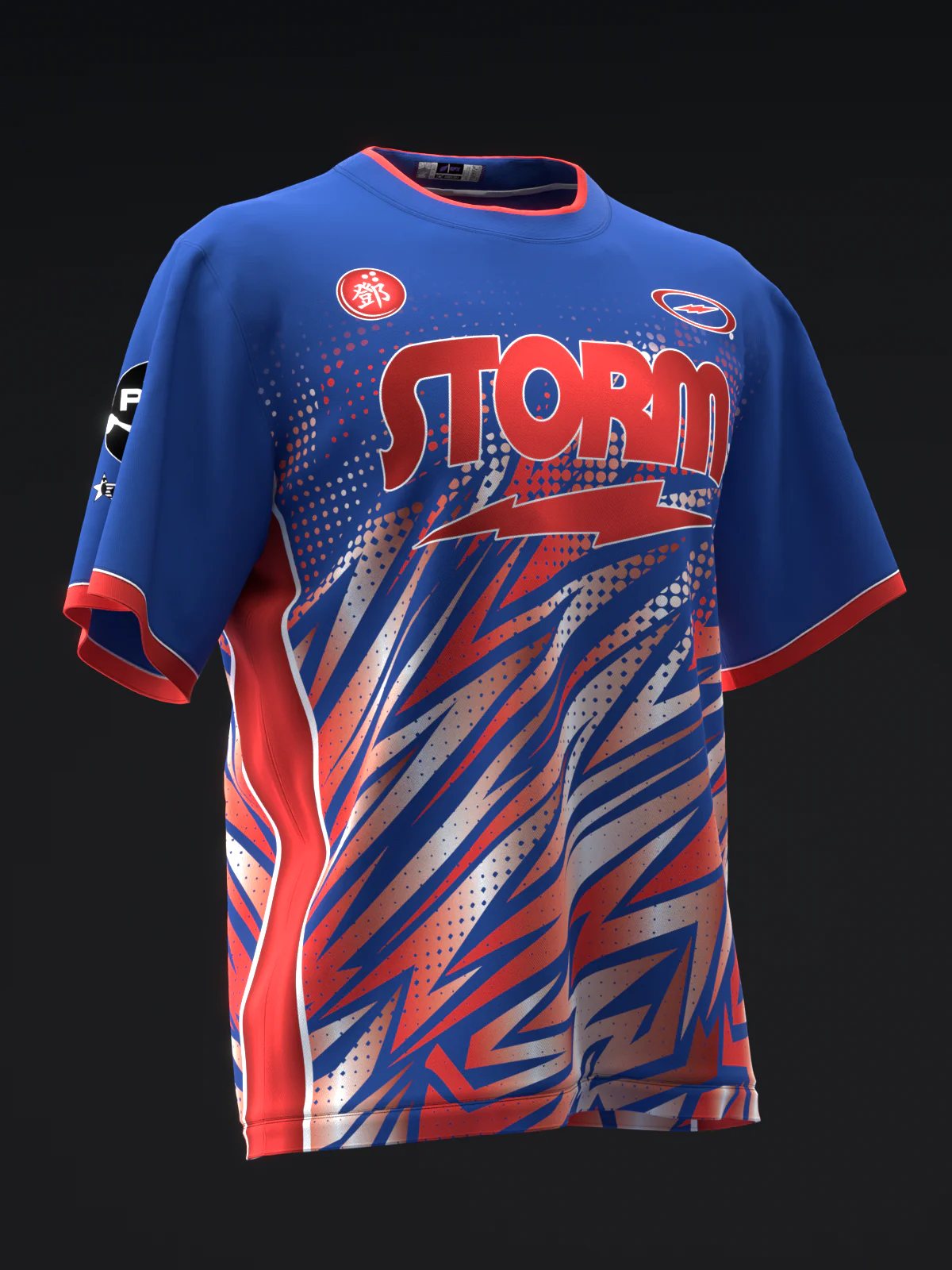 Darren Tang 2022 - Colorway Navy Red - Bowling Jersey - Image 3