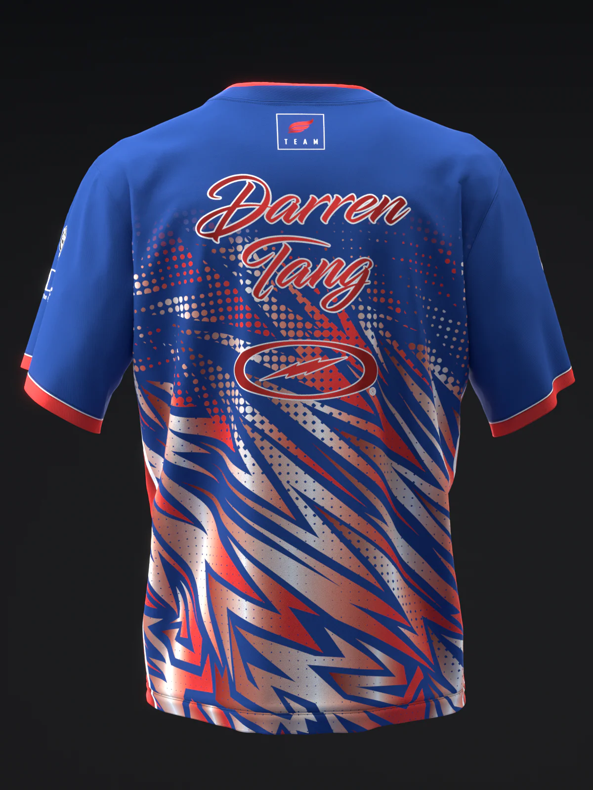 Darren Tang 2022 - Colorway Navy Red - Bowling Jersey - Image 5