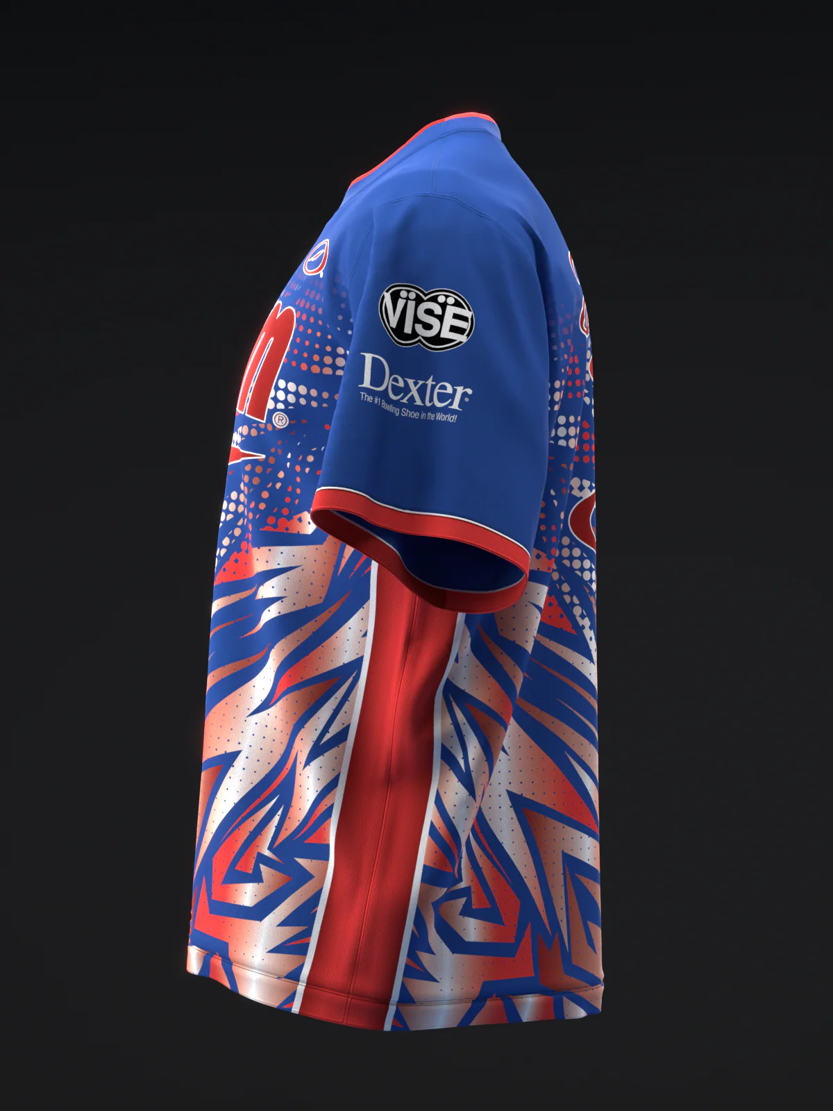 Darren Tang 2022 - Colorway Navy Red - Bowling Jersey - Image 6