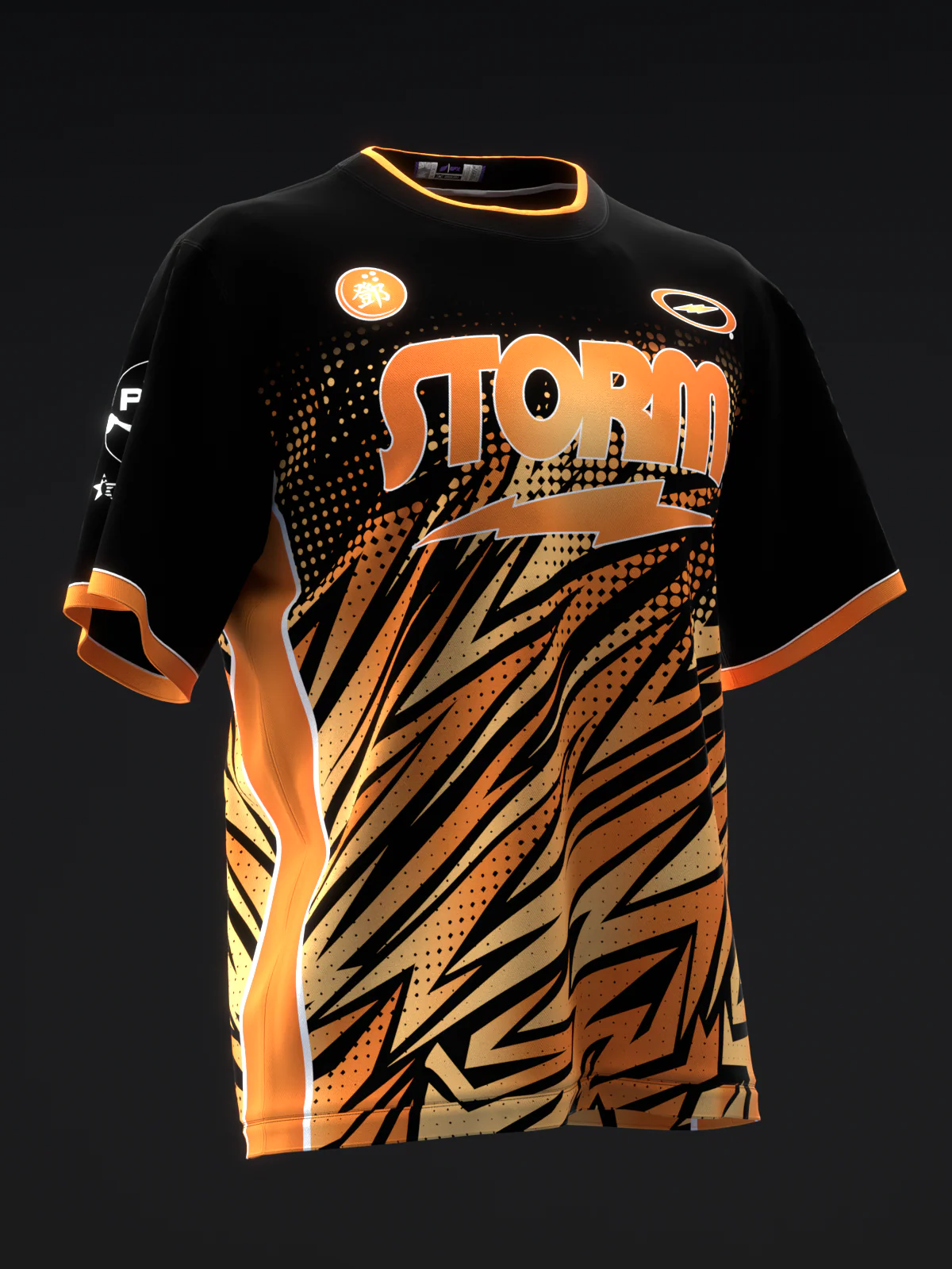 Darren Tang 2022 - Colorway Orange Black - Bowling Jersey - Image 3