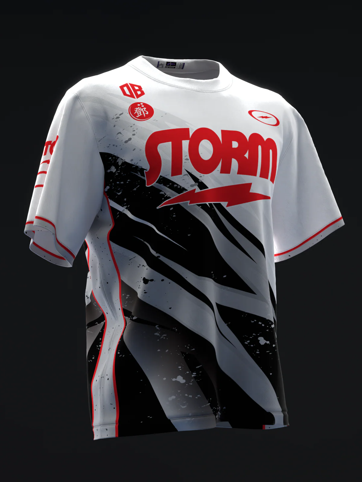 Darren Tang 2024 - Lightning White Cement - Bowling Jersey - Image 3
