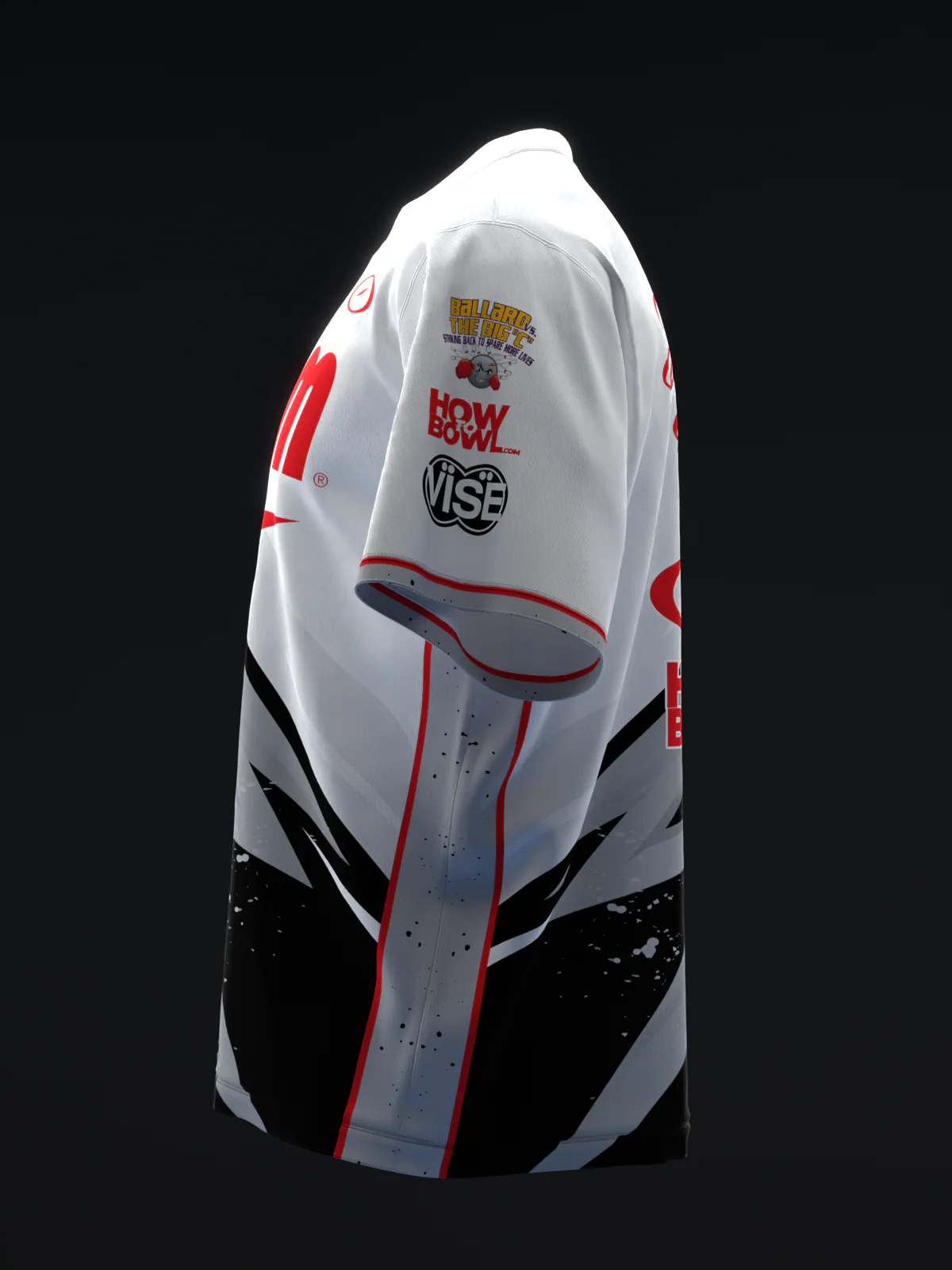 Darren Tang 2024 - Lightning White Cement - Bowling Jersey - Image 6