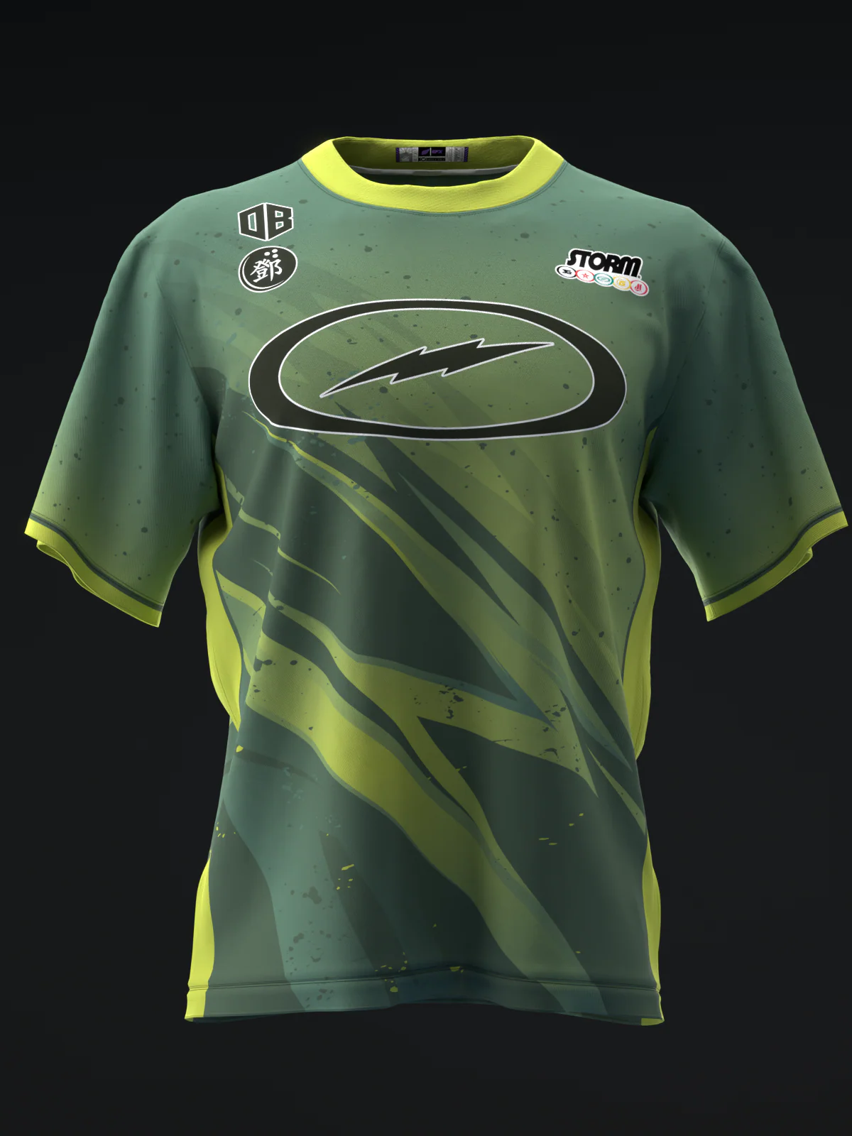 Darren Tang 2025 - Lightning Green Lobster - Bowling Jersey - Image 2