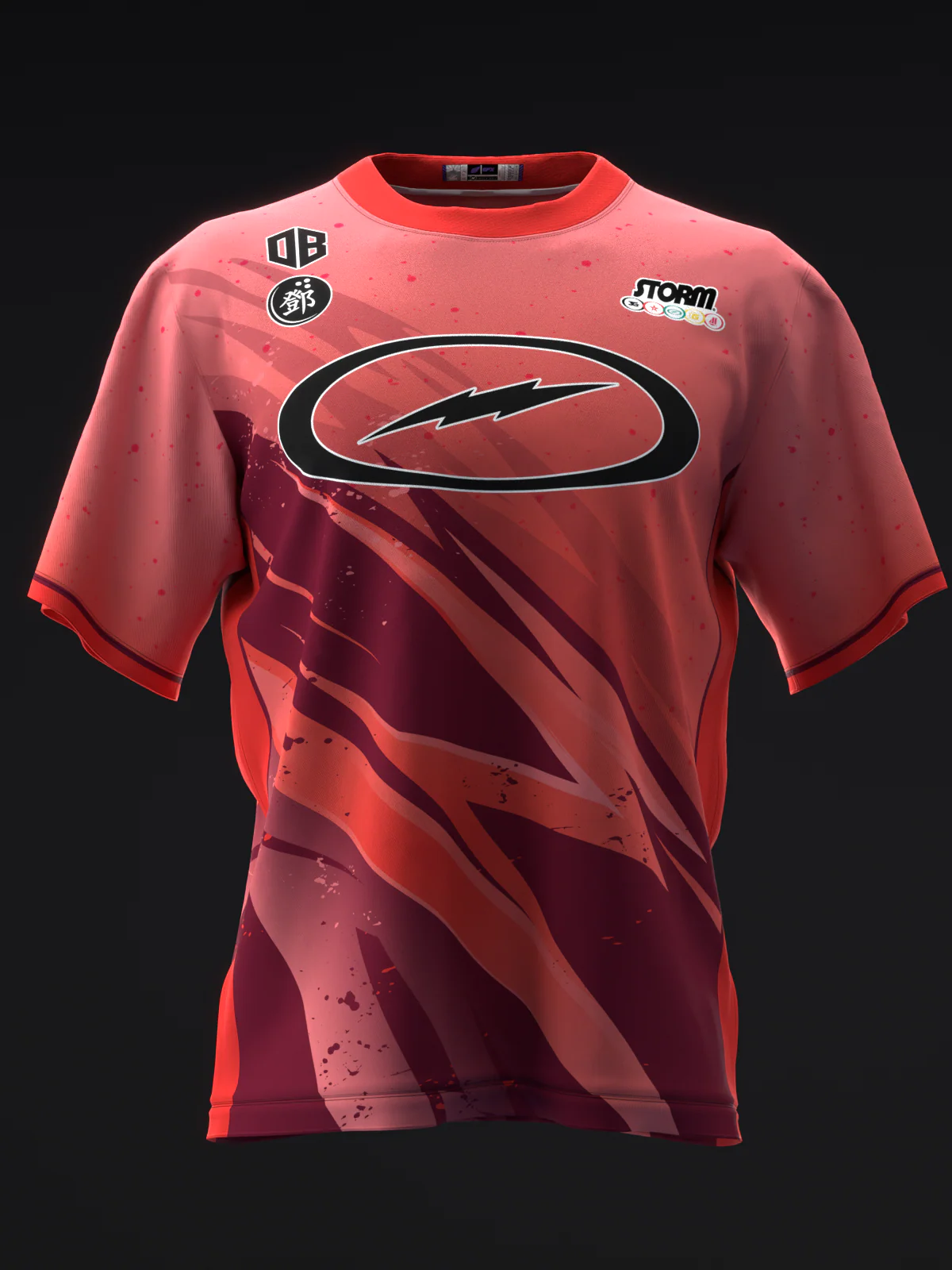 Darren Tang 2025 - Lightning Red Lobster - Bowling Jersey - Image 2