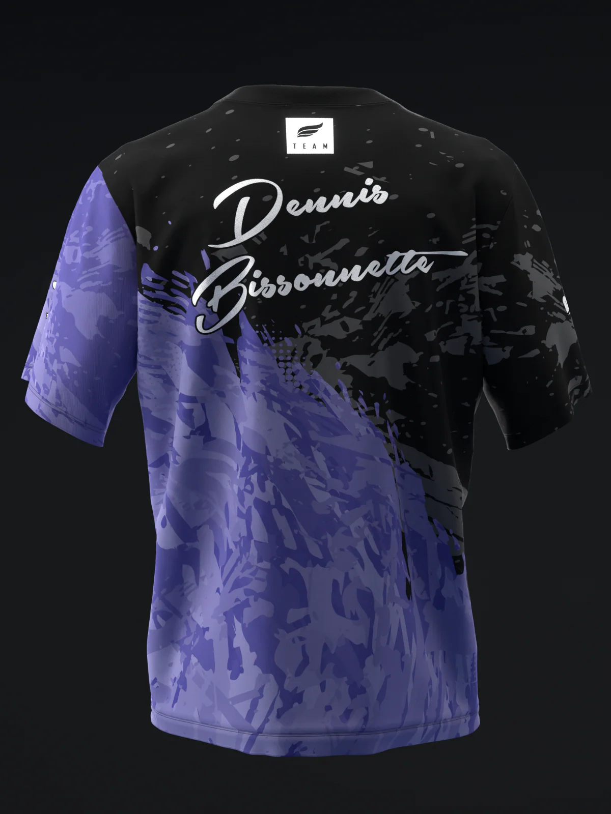 Dennis Bissonnette 2025 - Side Grunge BP - Bowling Jersey - Image 5
