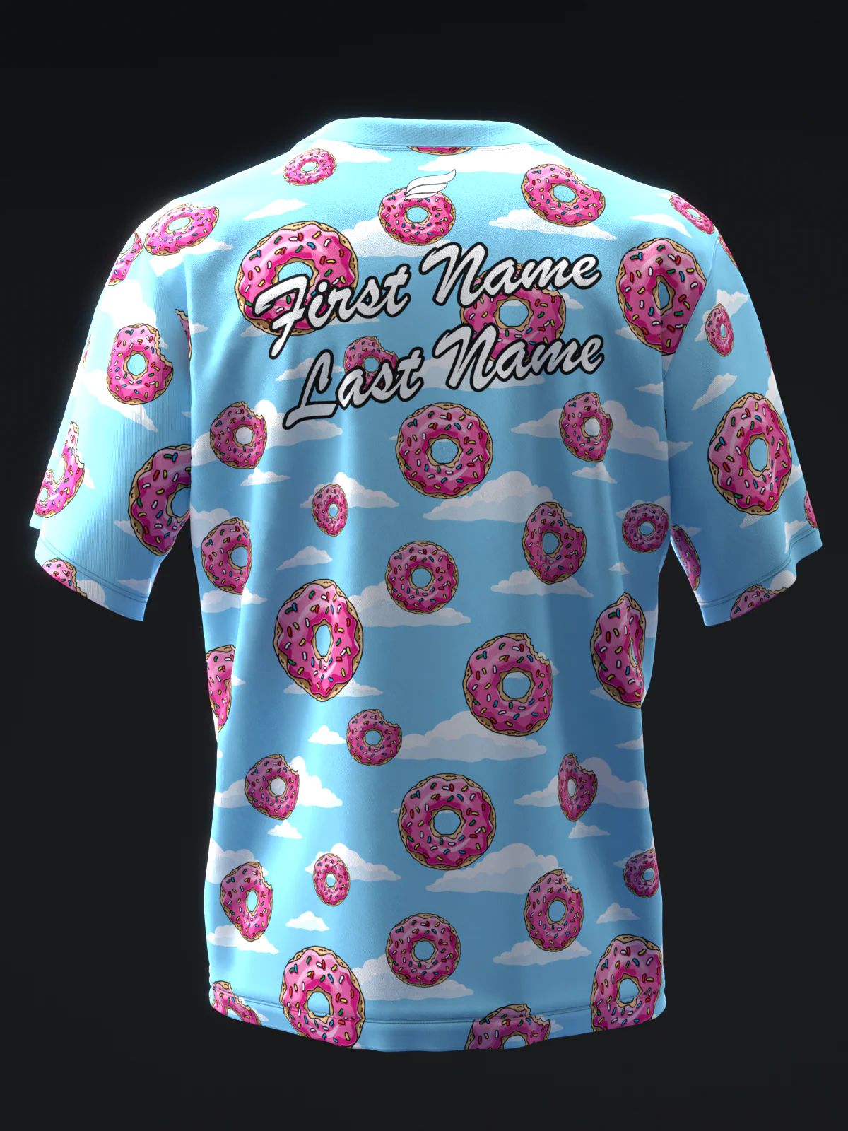 Donuts 2.0 - Black - Bowling Jersey - Image 5