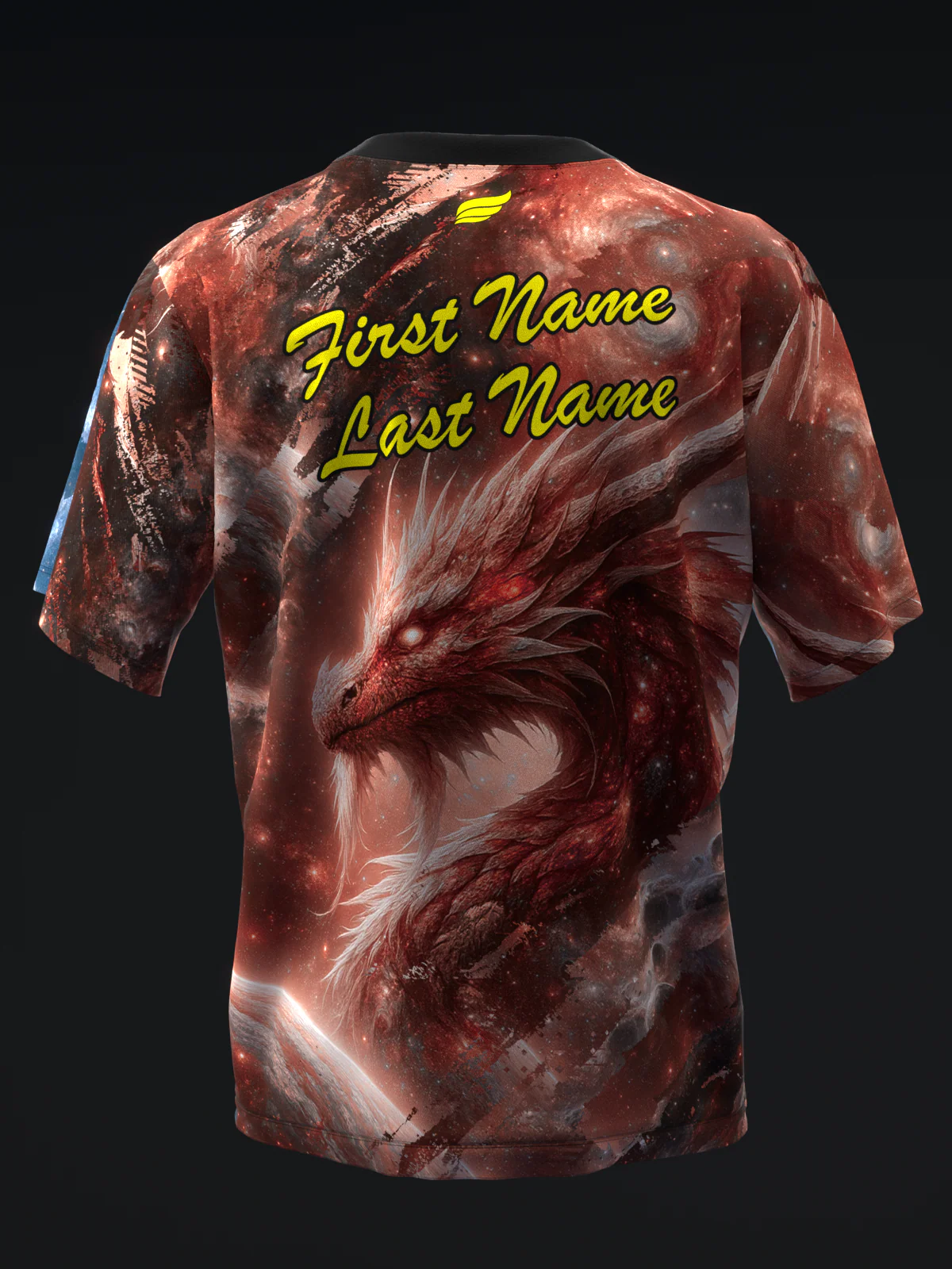 Double Dragon - Blue Red - Bowling Jersey - Image 5