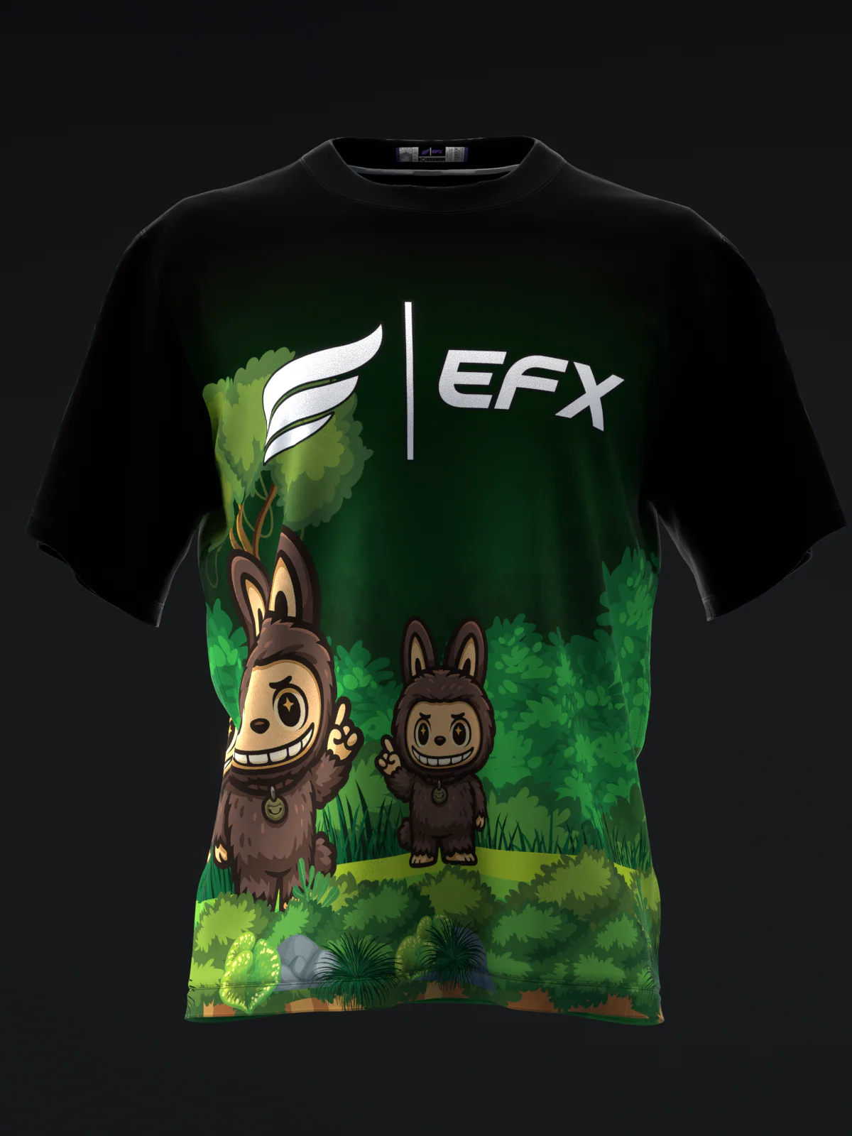 Efufus - Black - Bowling Jersey - Image 2