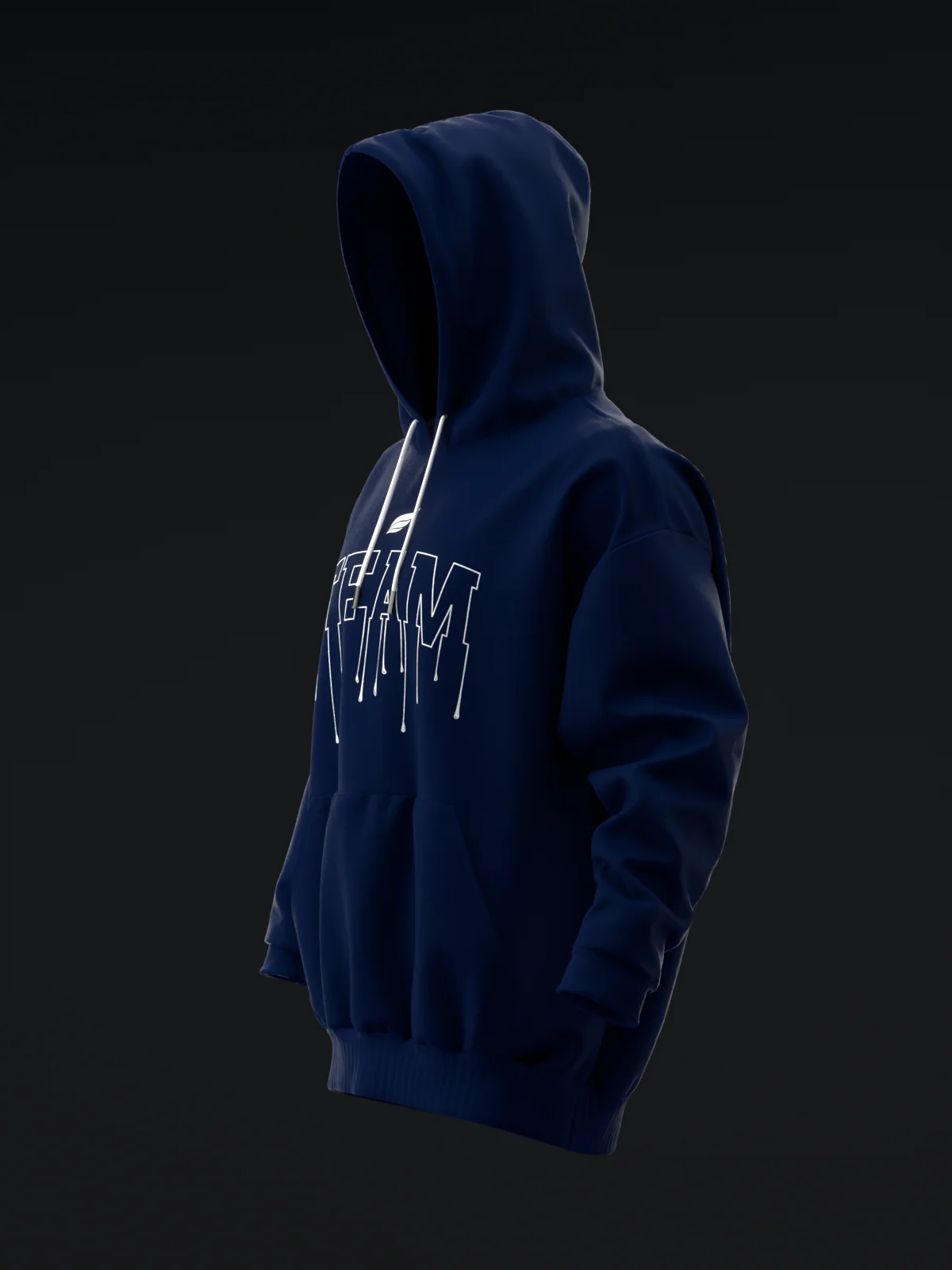 Team Drip - Navy - Pullover Hoodie - Image 6