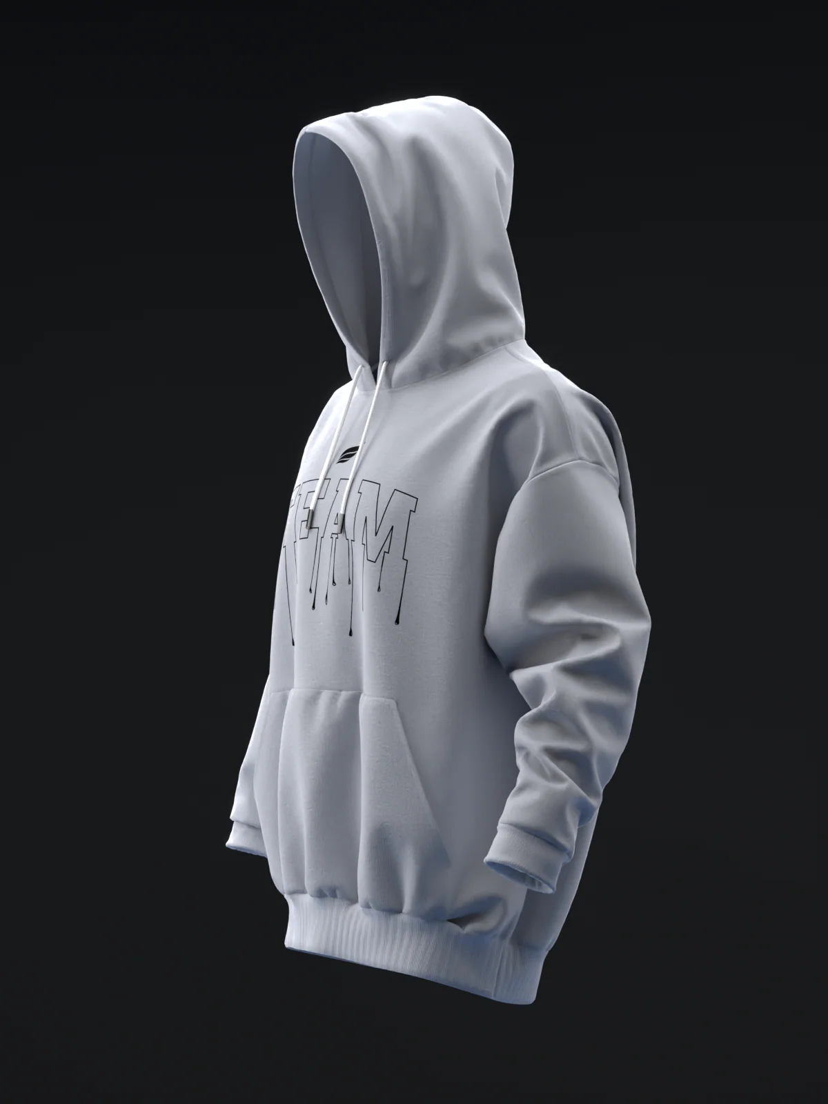 Team Drip - Gray - Pullover Hoodie - Image 6