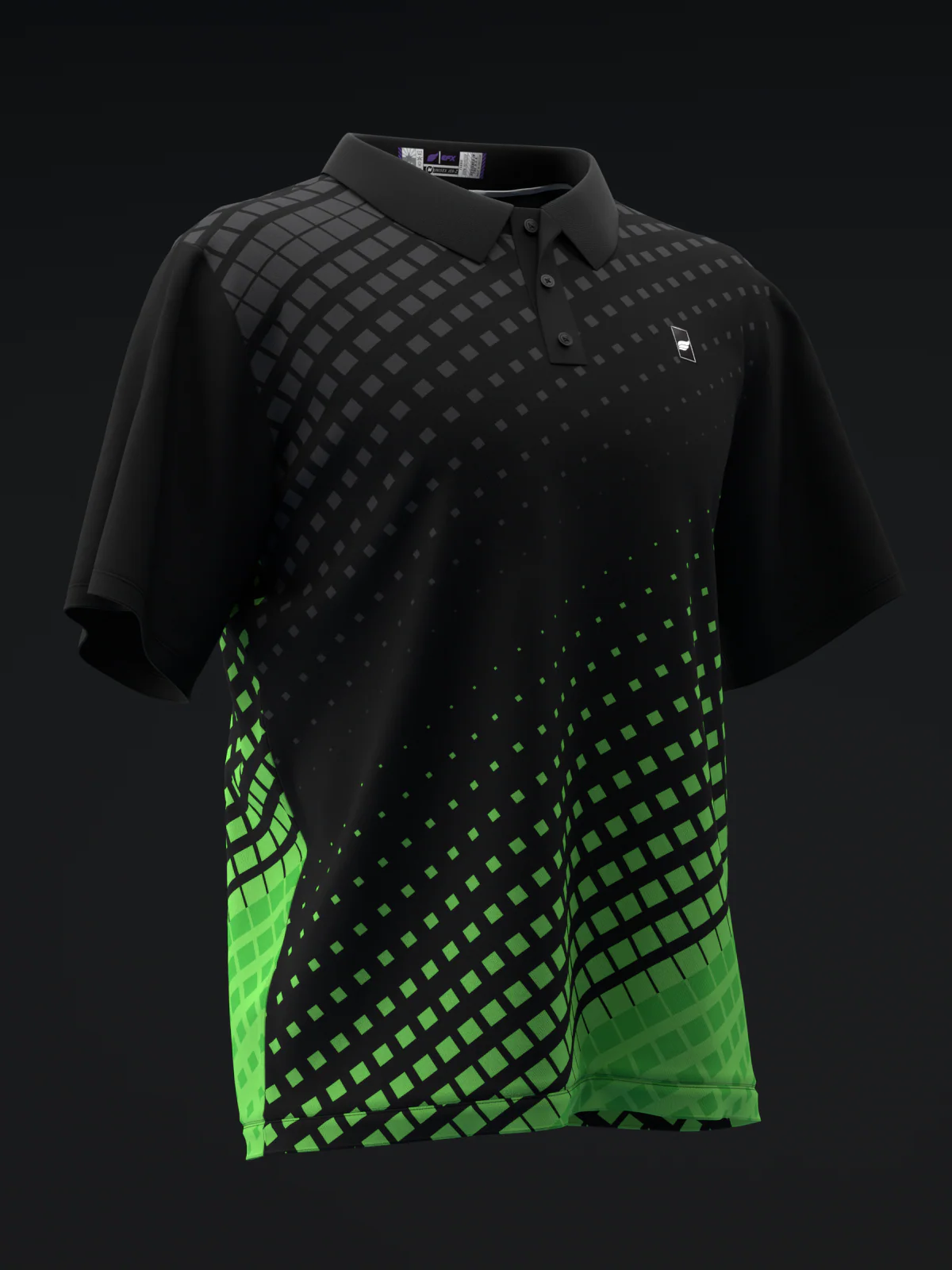 Fairways - Halftoned Green - Bowling Polo - Image 3