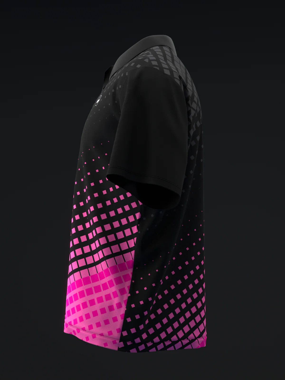 Fairways - Halftoned Pink- Bowling Polo - Image 6