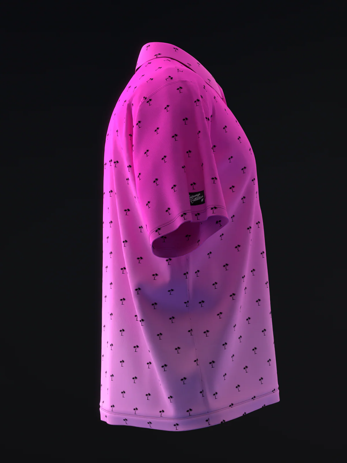 Fairways - Palms Neon Pink - Bowling Polo - Image 4